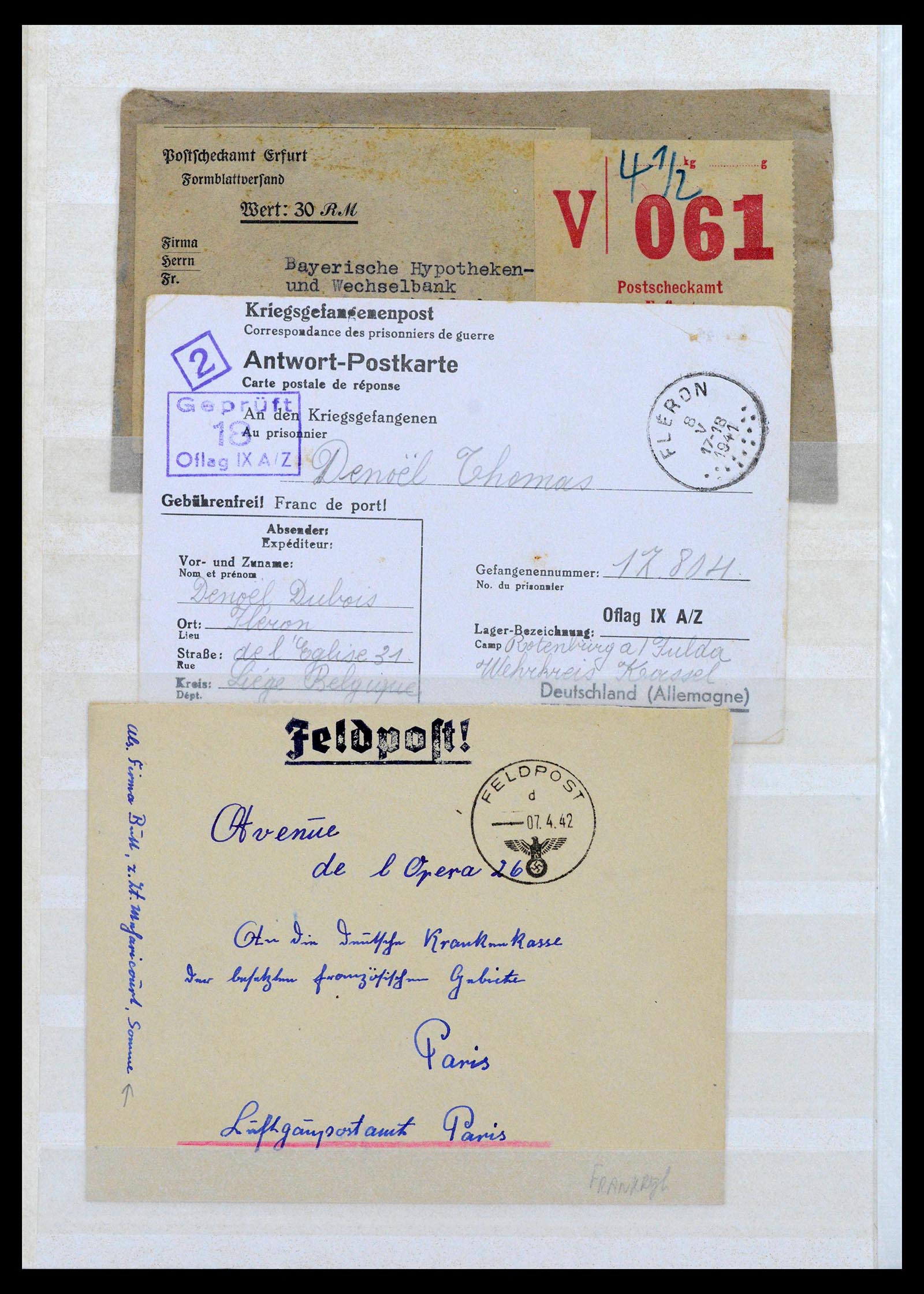 38865 0004 - Stamp collection 38865 German occupation 2nd worldwar 1939-1945.