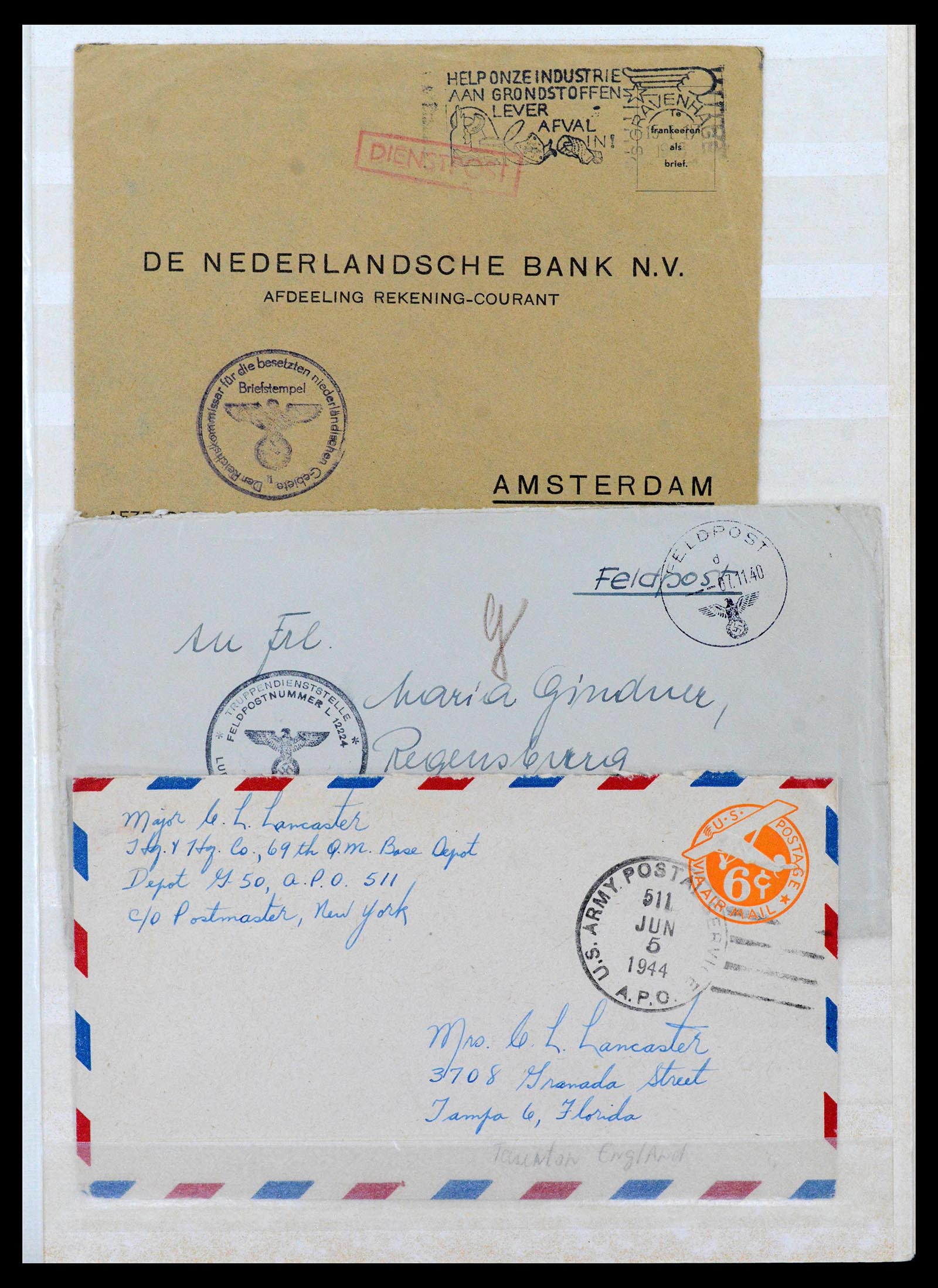 38865 0009 - Stamp collection 38865 German occupation 2nd worldwar 1939-1945.