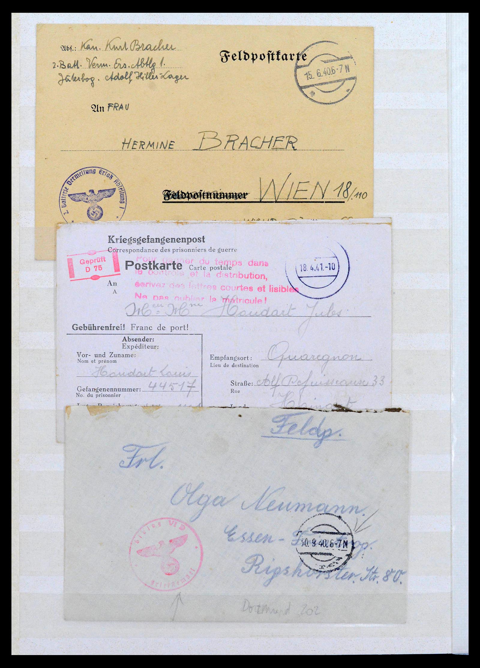 38865 0012 - Stamp collection 38865 German occupation 2nd worldwar 1939-1945.