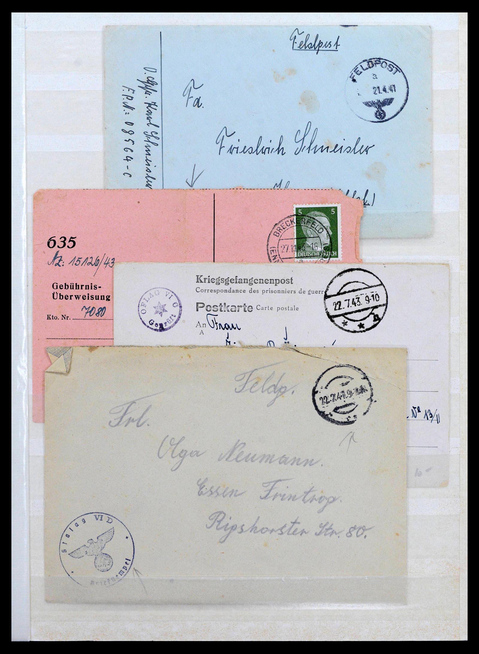 38865 0013 - Stamp collection 38865 German occupation 2nd worldwar 1939-1945.