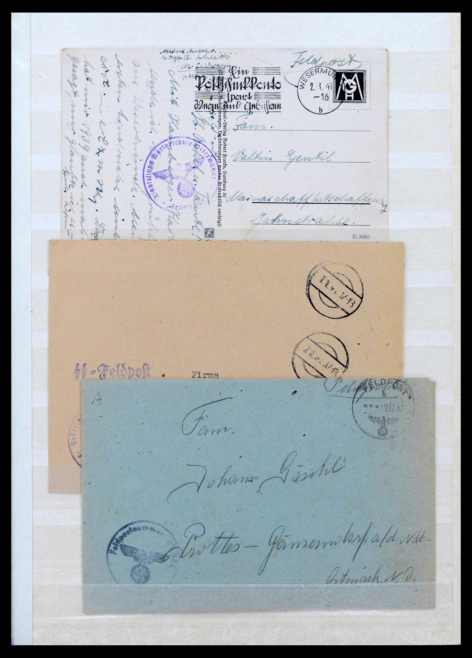 38865 0019 - Stamp collection 38865 German occupation 2nd worldwar 1939-1945.