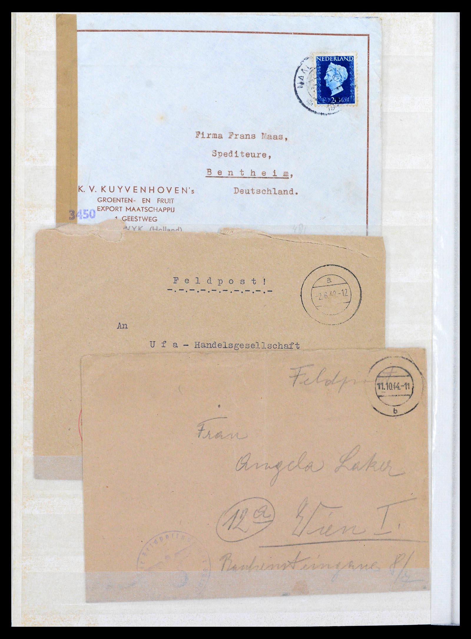 38865 0026 - Stamp collection 38865 German occupation 2nd worldwar 1939-1945.