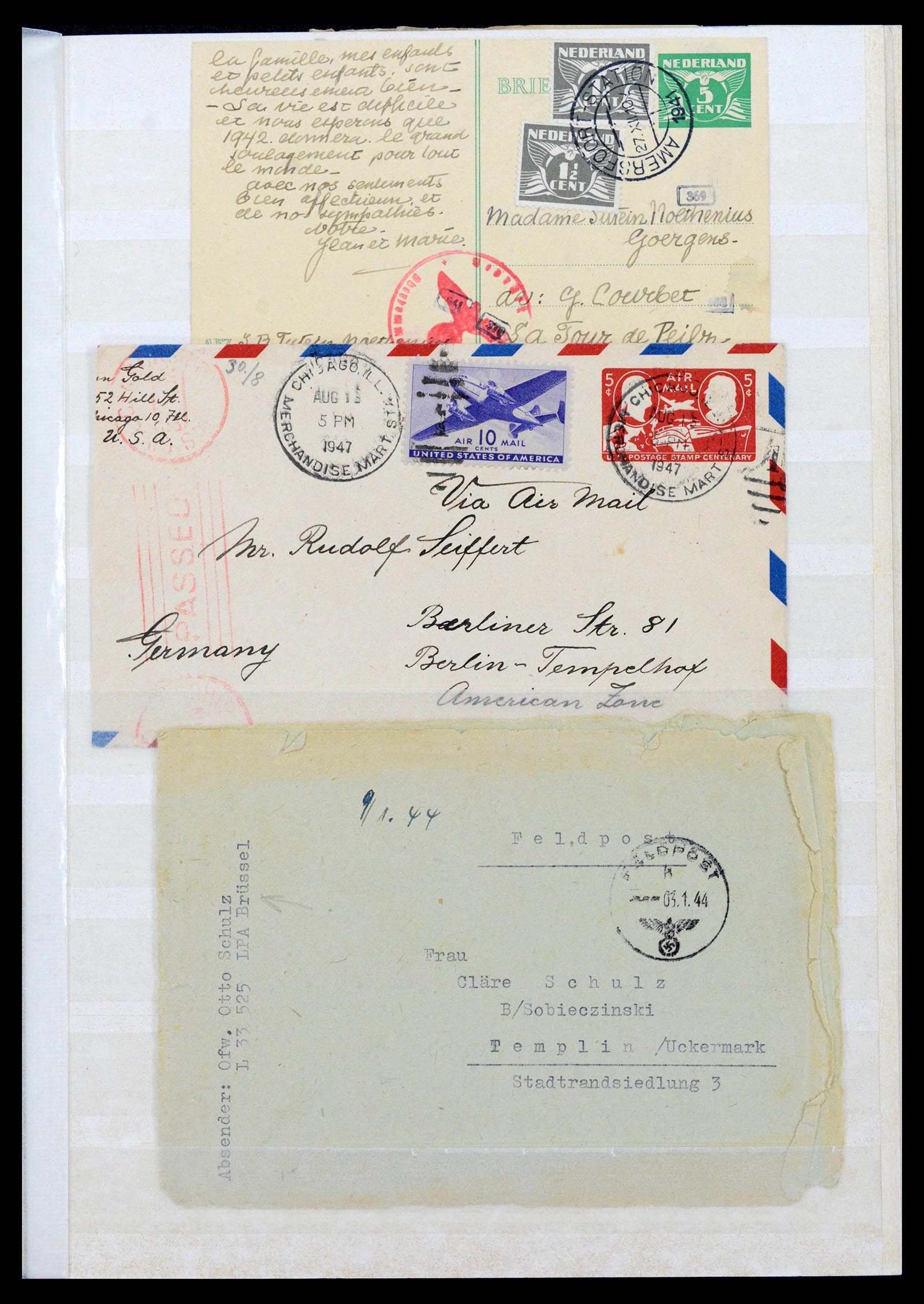 38865 0027 - Stamp collection 38865 German occupation 2nd worldwar 1939-1945.