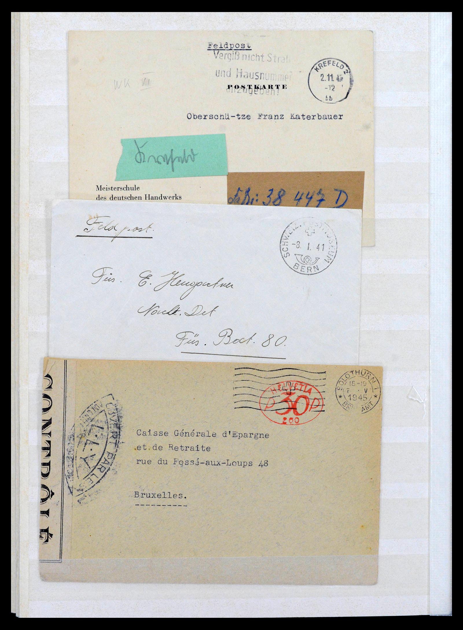 38865 0028 - Stamp collection 38865 German occupation 2nd worldwar 1939-1945.
