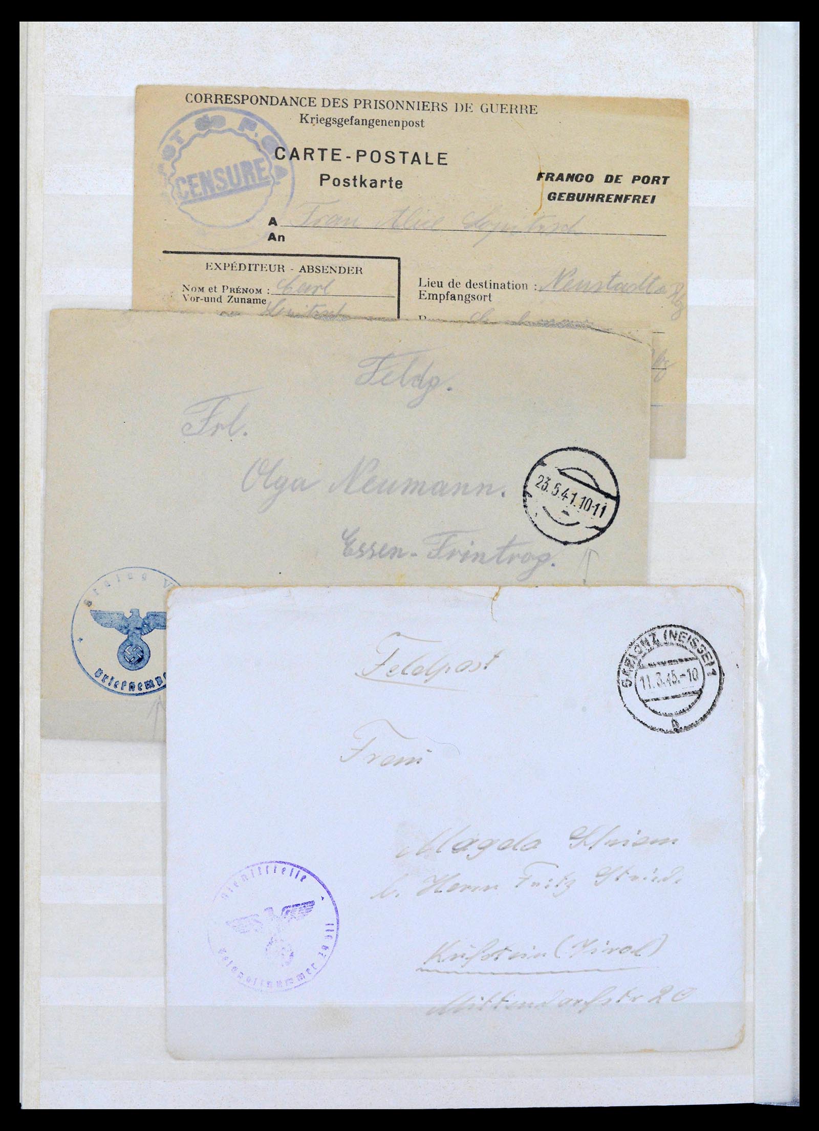 38865 0032 - Stamp collection 38865 German occupation 2nd worldwar 1939-1945.