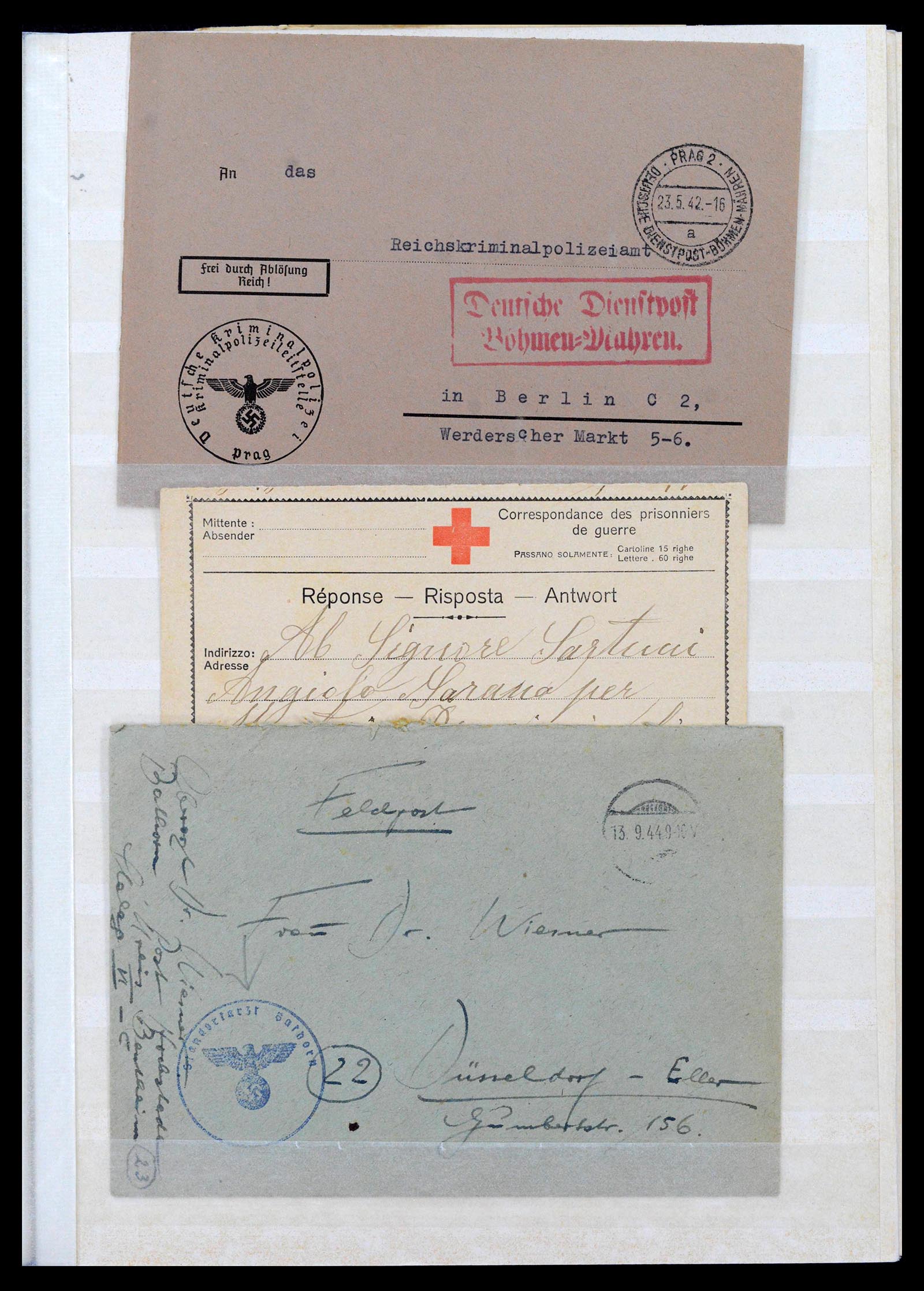 38865 0033 - Stamp collection 38865 German occupation 2nd worldwar 1939-1945.