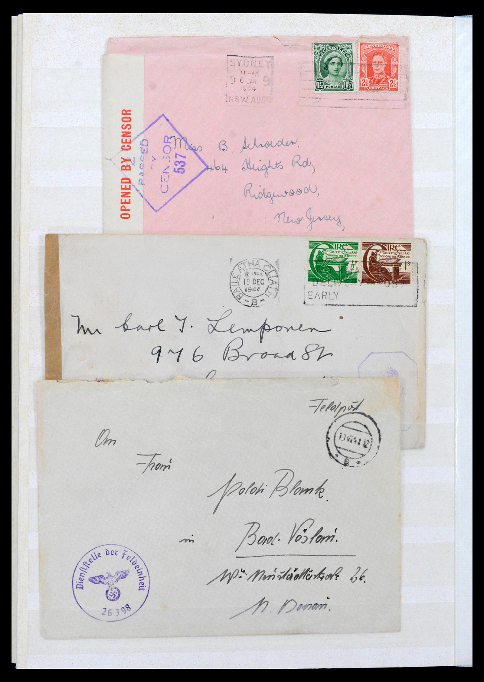 38865 0034 - Stamp collection 38865 German occupation 2nd worldwar 1939-1945.