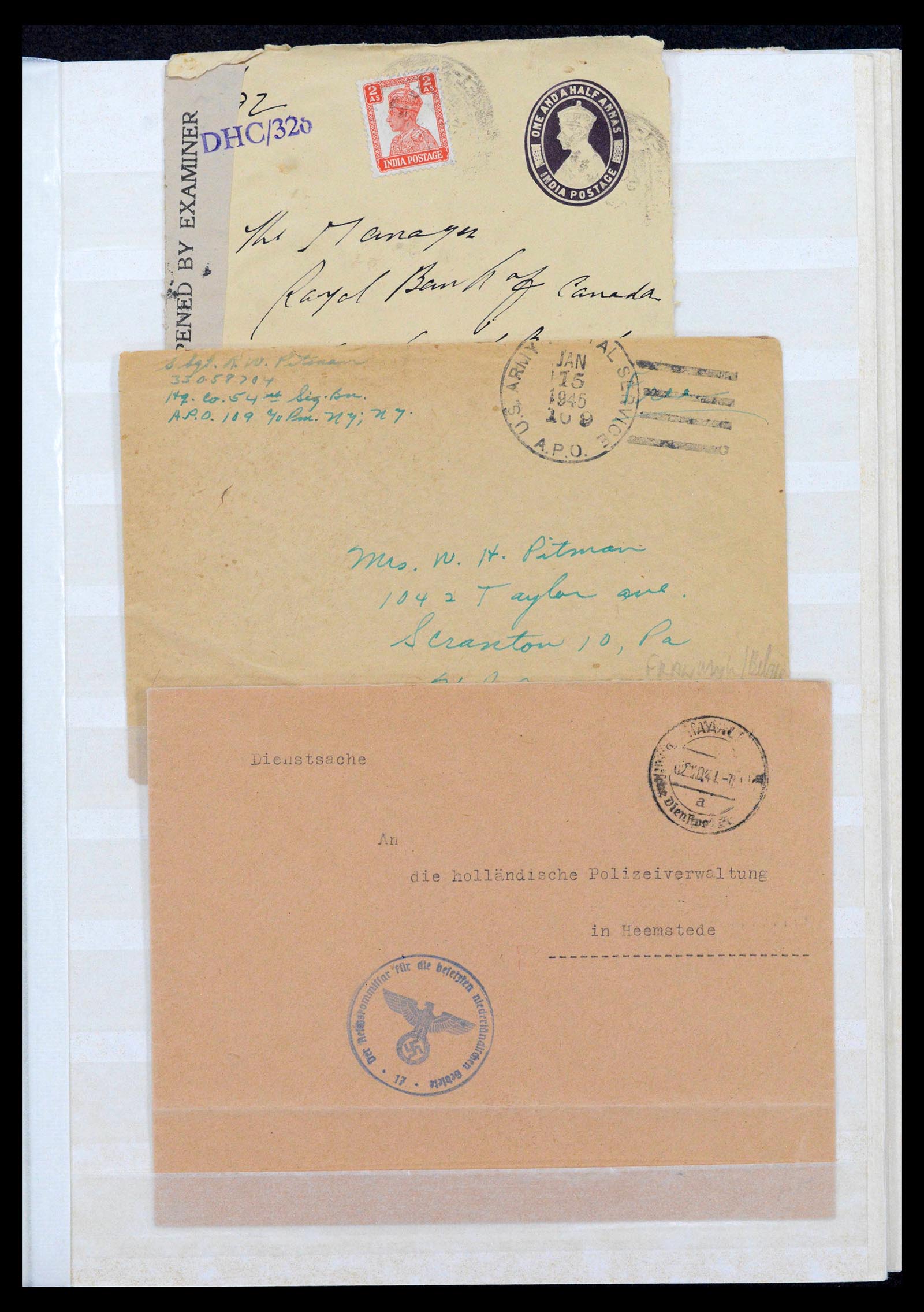 38865 0035 - Stamp collection 38865 German occupation 2nd worldwar 1939-1945.
