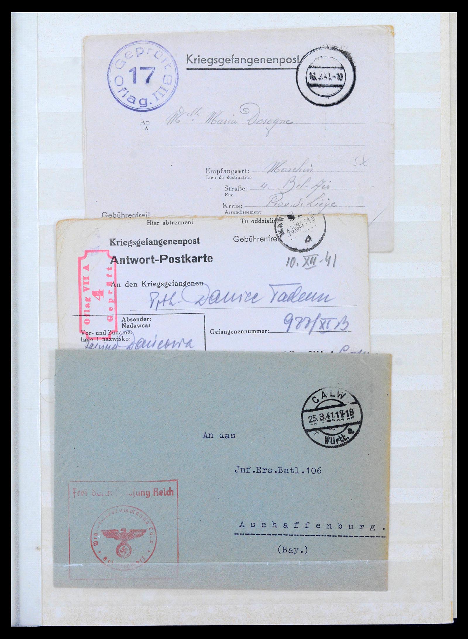 38865 0037 - Stamp collection 38865 German occupation 2nd worldwar 1939-1945.