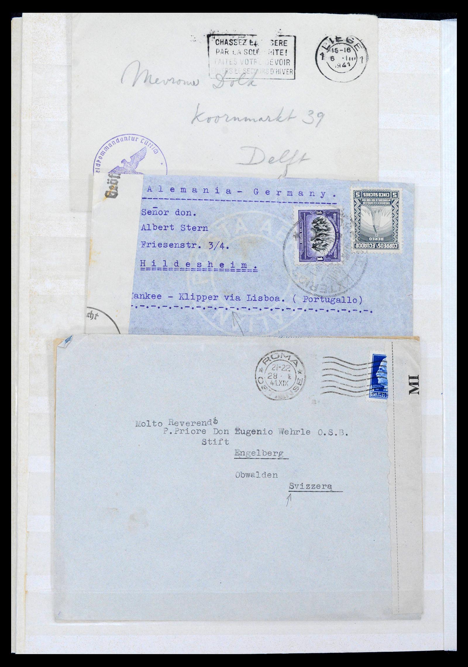 38865 0038 - Stamp collection 38865 German occupation 2nd worldwar 1939-1945.