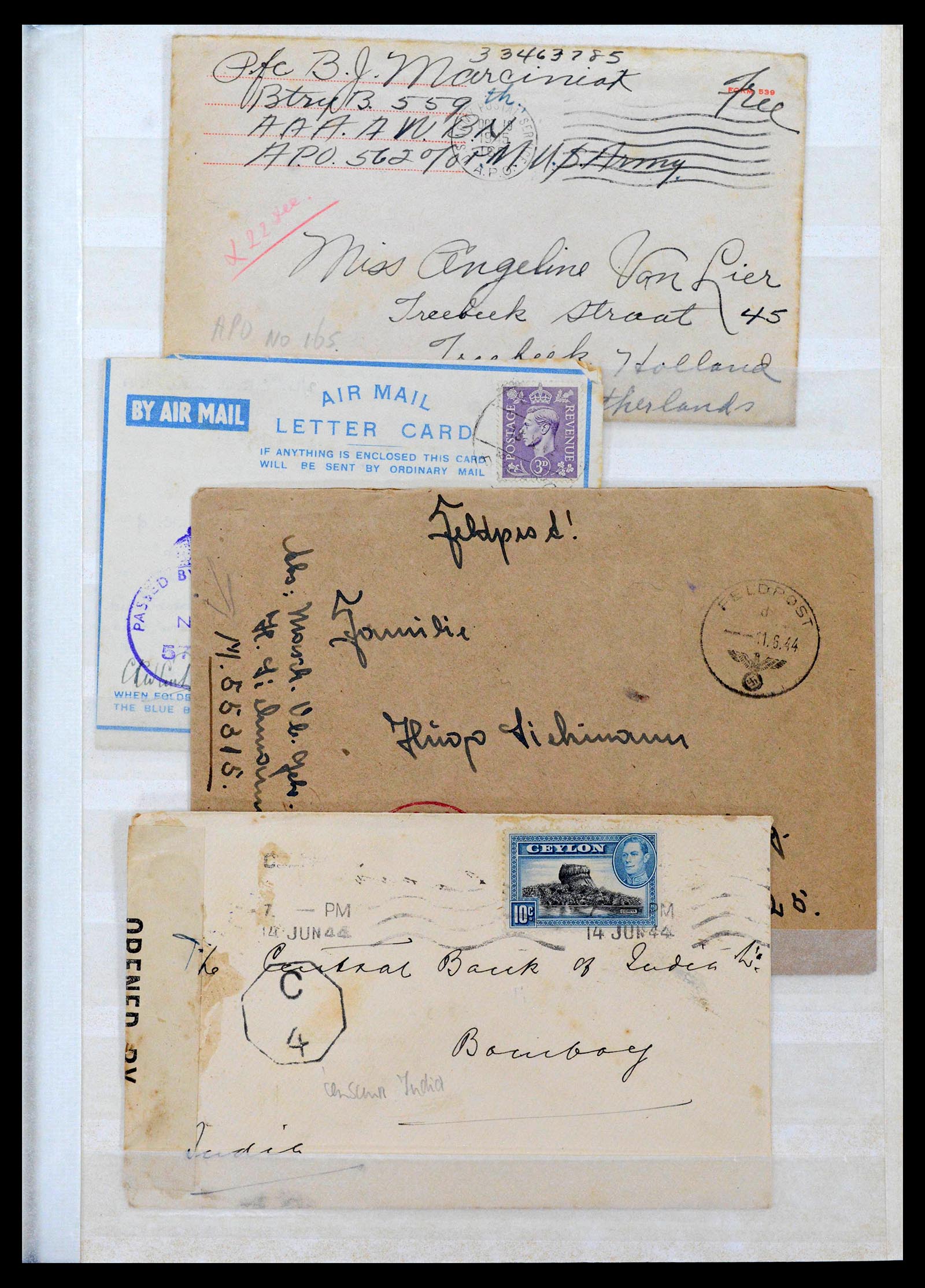 38865 0039 - Stamp collection 38865 German occupation 2nd worldwar 1939-1945.