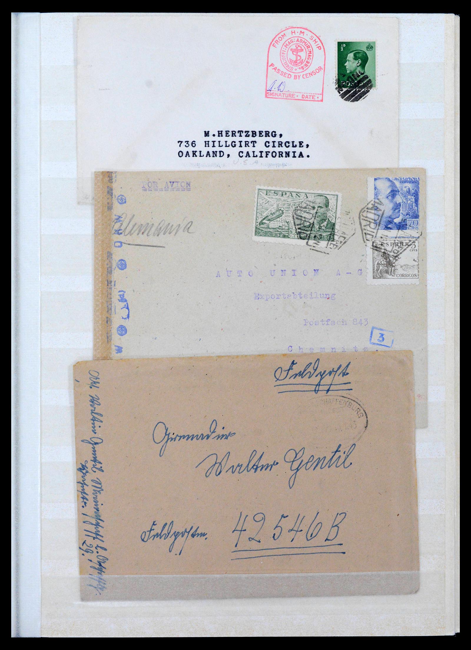 38865 0041 - Stamp collection 38865 German occupation 2nd worldwar 1939-1945.