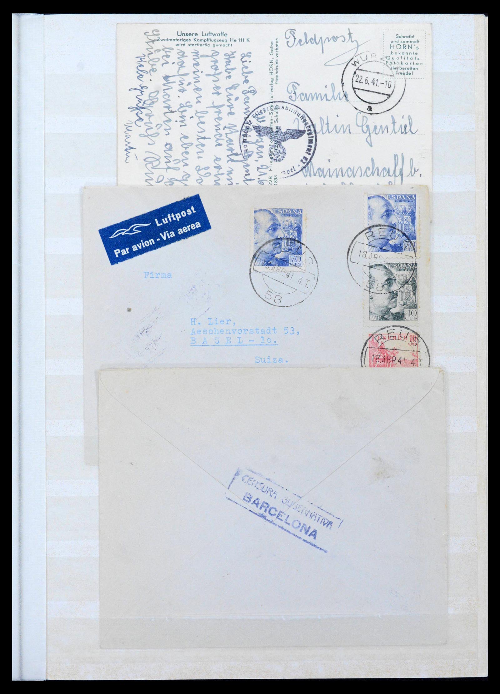 38865 0043 - Stamp collection 38865 German occupation 2nd worldwar 1939-1945.