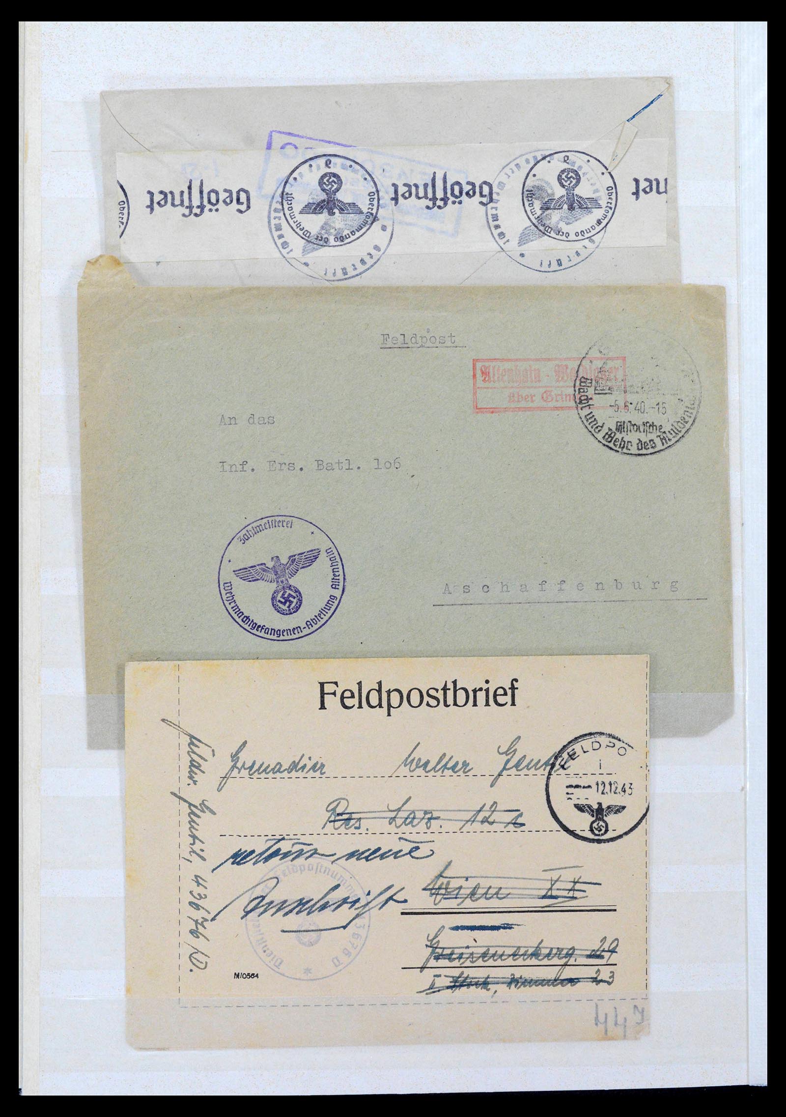 38865 0044 - Stamp collection 38865 German occupation 2nd worldwar 1939-1945.