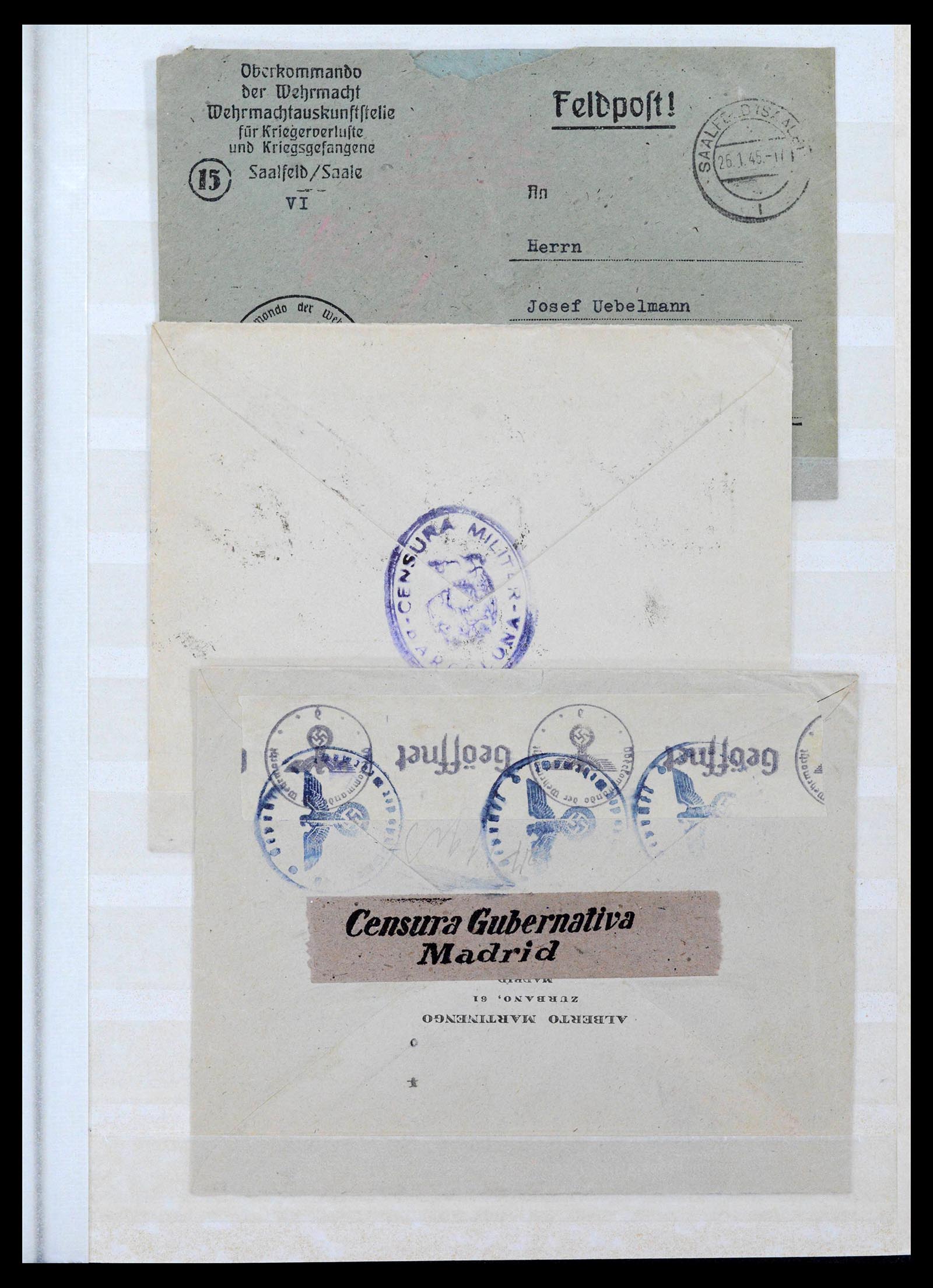 38865 0045 - Stamp collection 38865 German occupation 2nd worldwar 1939-1945.