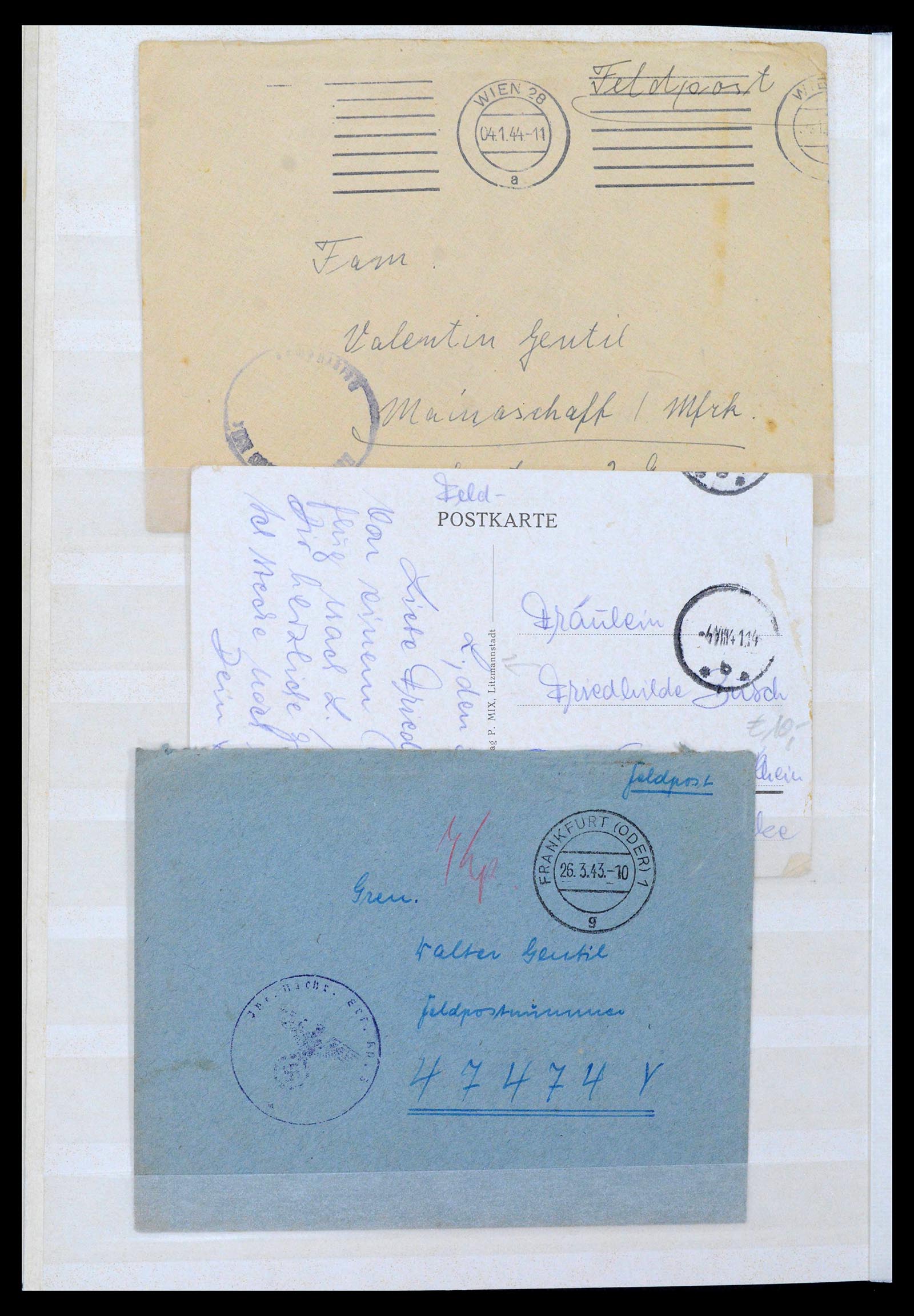 38865 0046 - Stamp collection 38865 German occupation 2nd worldwar 1939-1945.