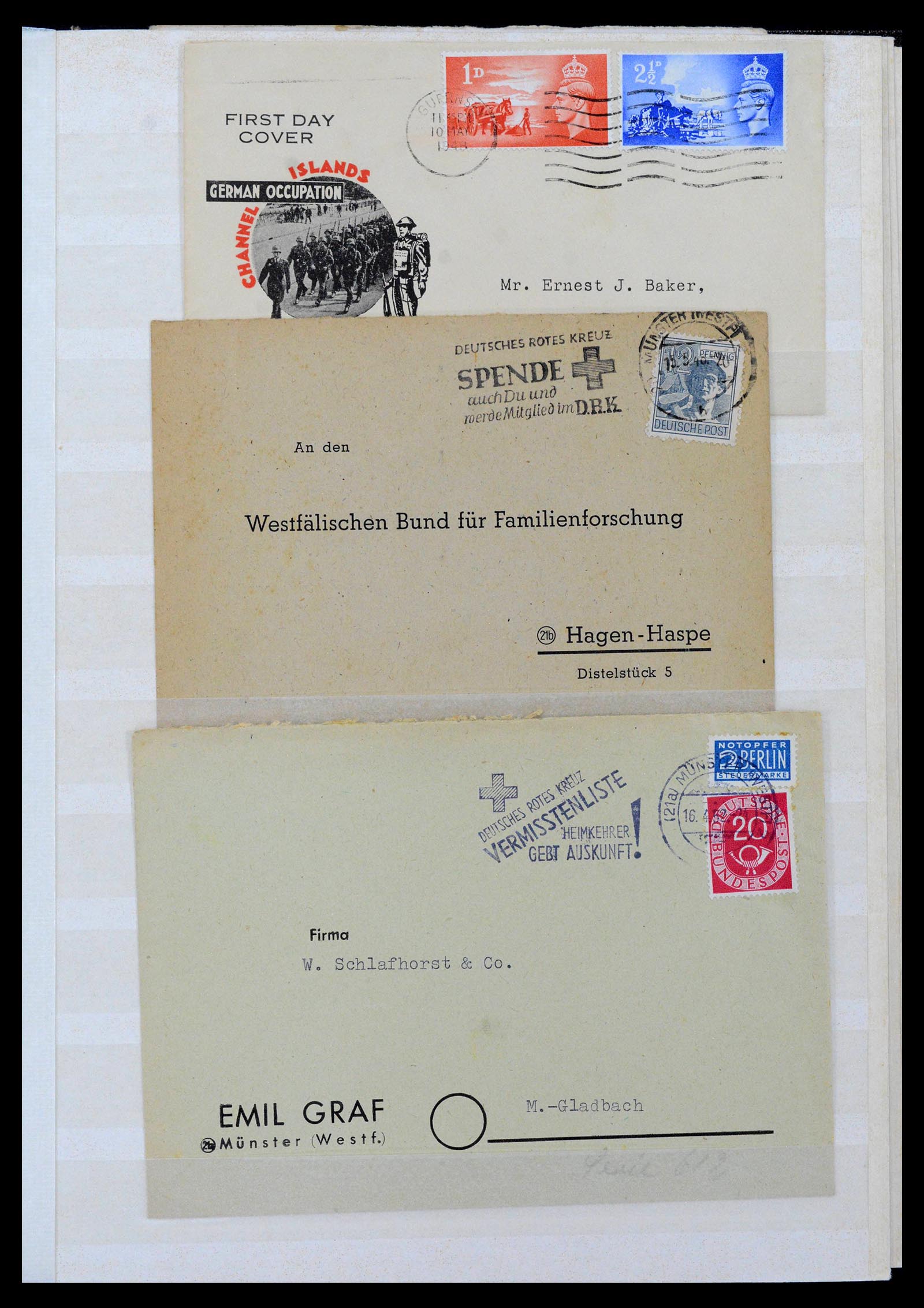 38865 0047 - Stamp collection 38865 German occupation 2nd worldwar 1939-1945.