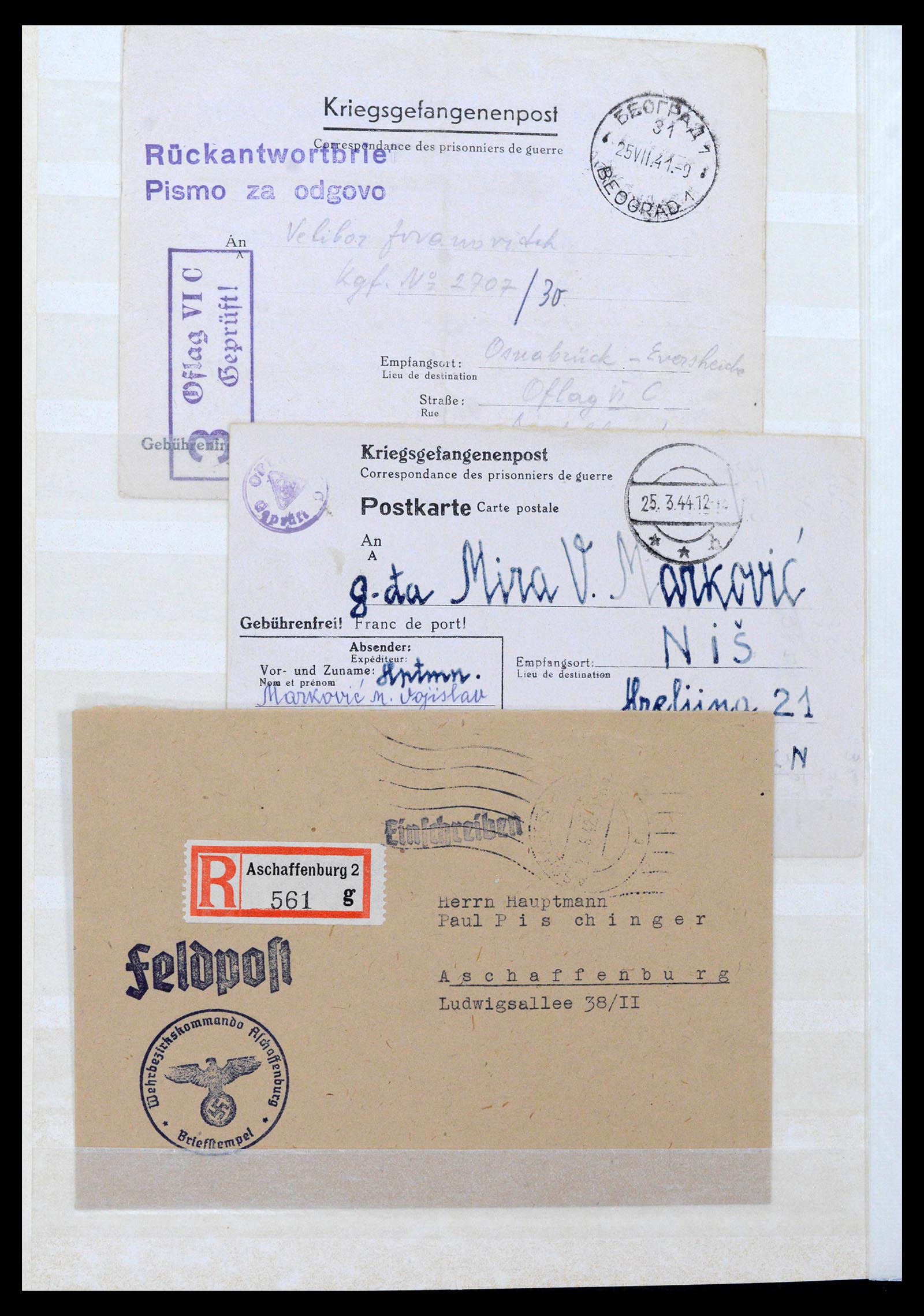 38865 0048 - Stamp collection 38865 German occupation 2nd worldwar 1939-1945.