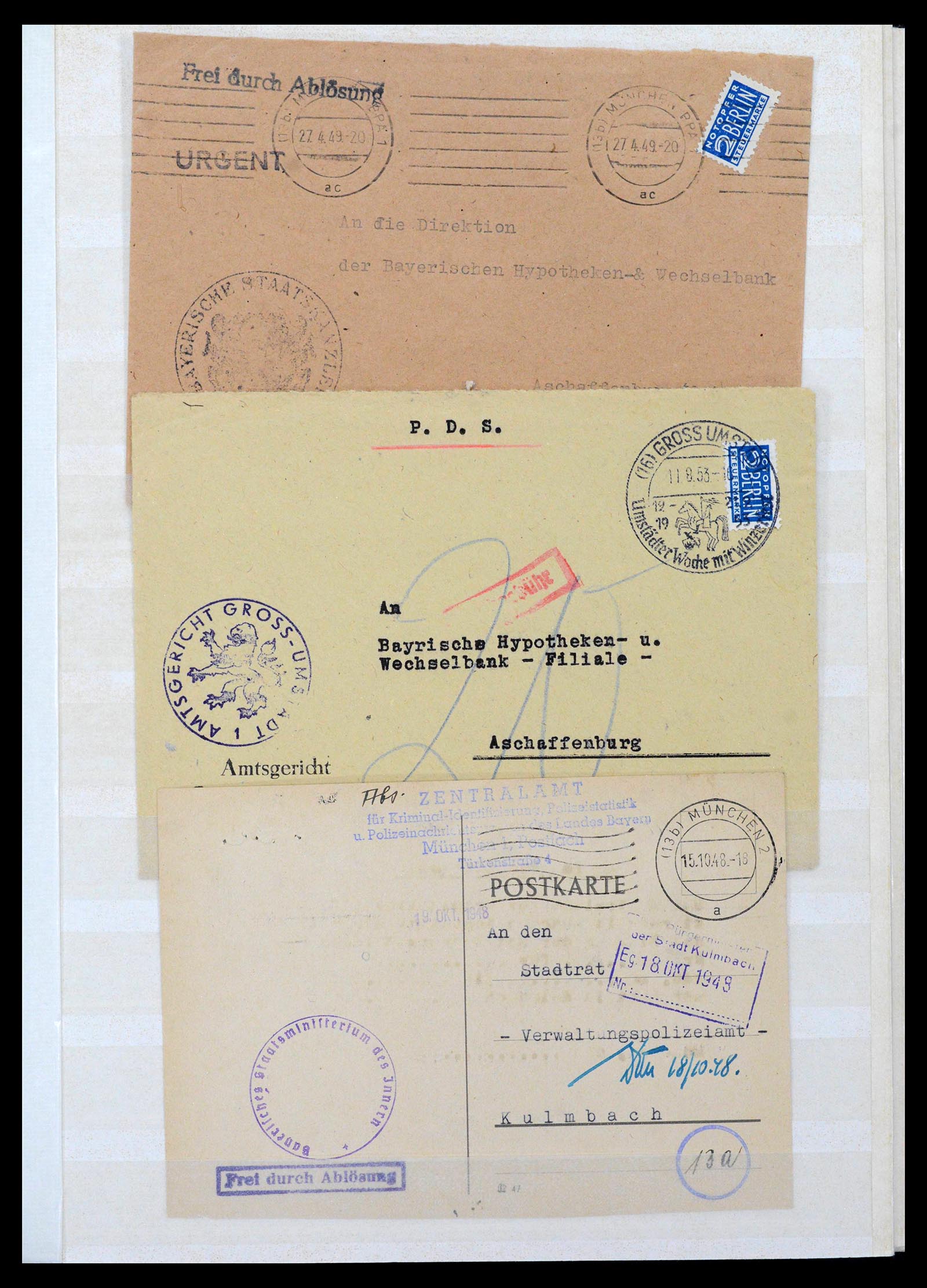38865 0049 - Stamp collection 38865 German occupation 2nd worldwar 1939-1945.