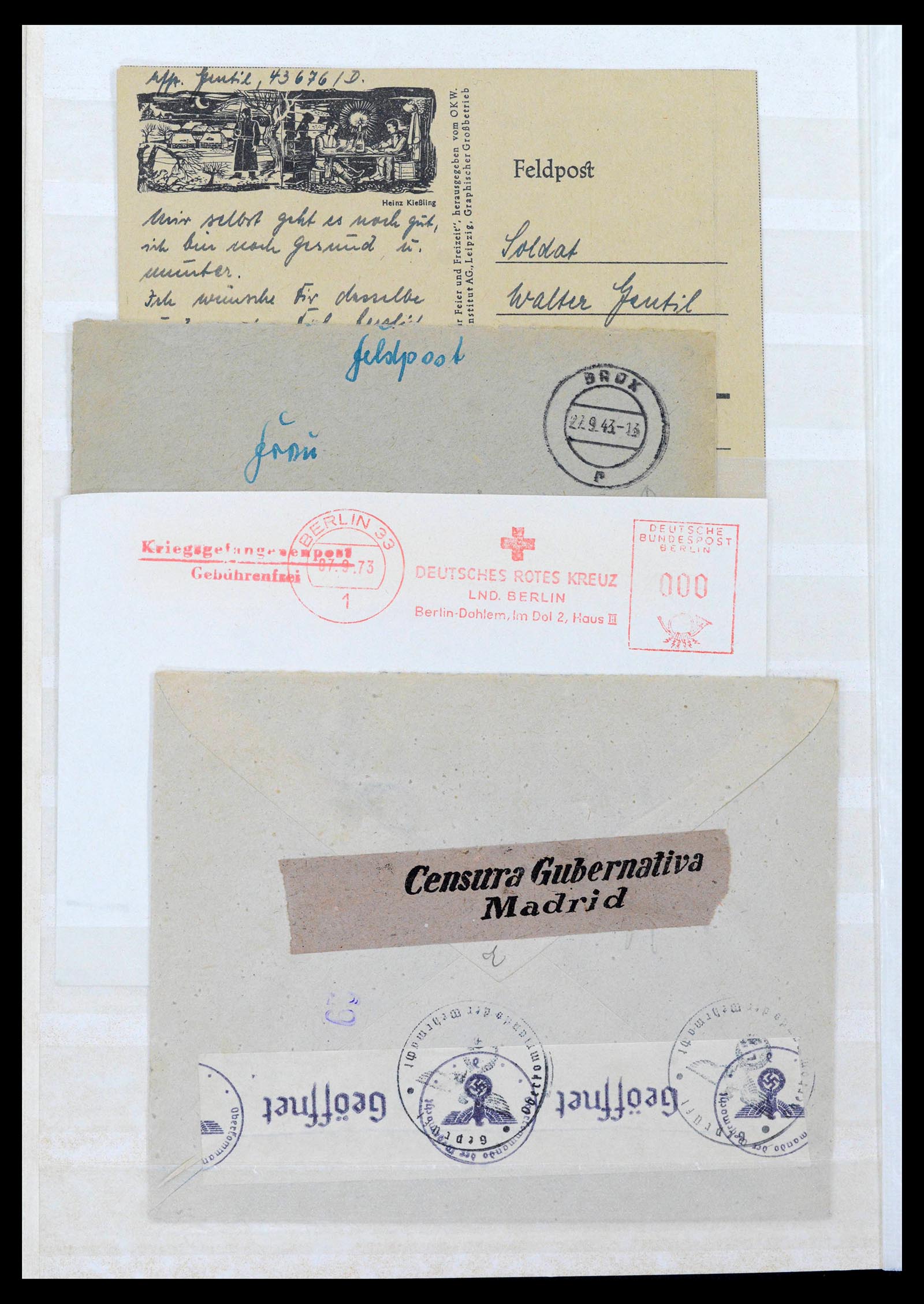 38865 0050 - Stamp collection 38865 German occupation 2nd worldwar 1939-1945.