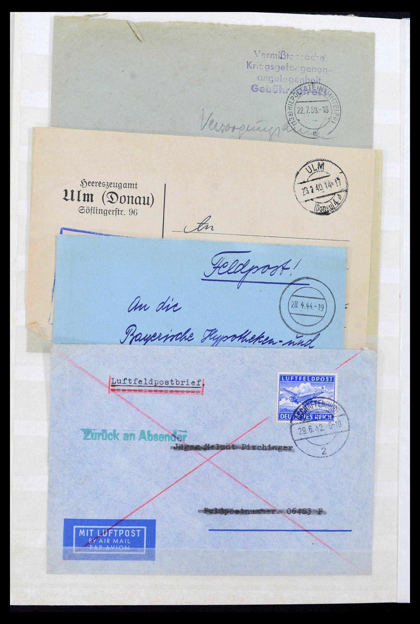 38865 0054 - Stamp collection 38865 German occupation 2nd worldwar 1939-1945.
