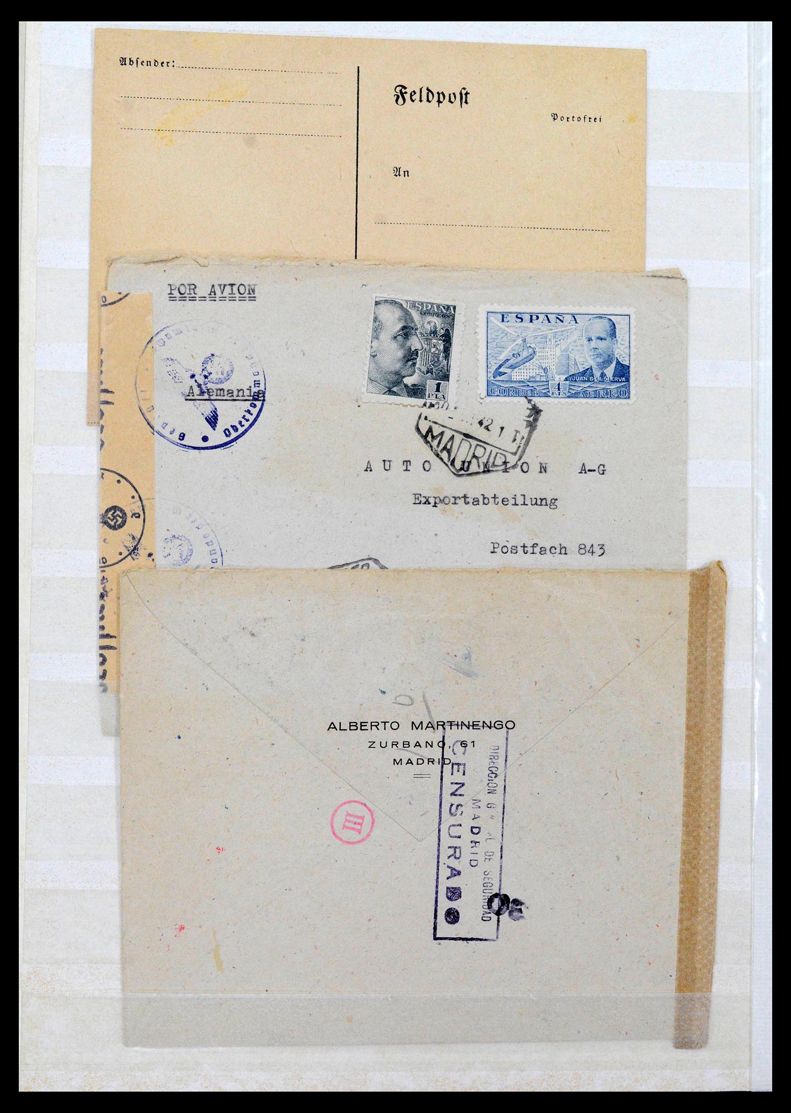 38865 0056 - Stamp collection 38865 German occupation 2nd worldwar 1939-1945.