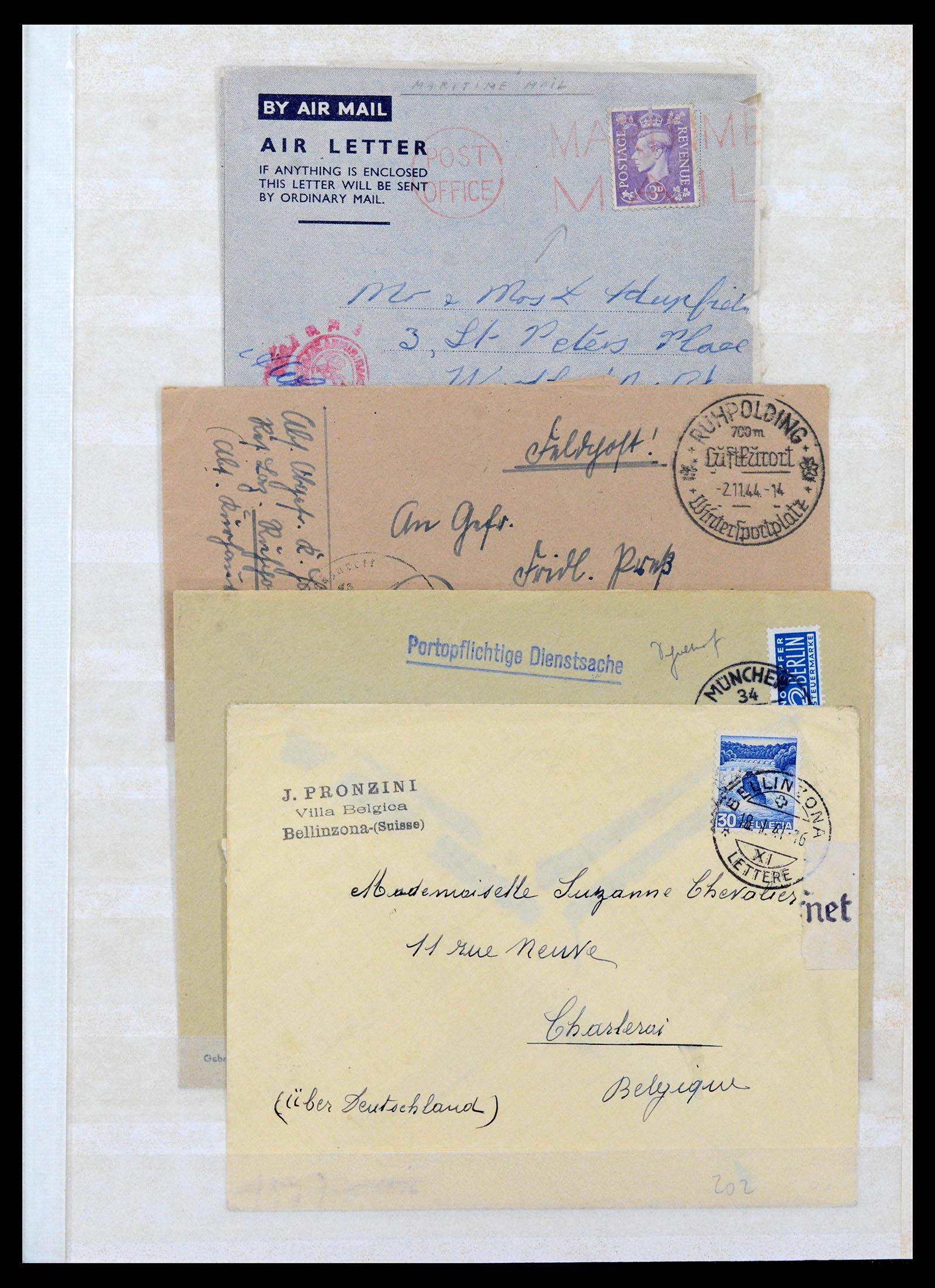38865 0059 - Stamp collection 38865 German occupation 2nd worldwar 1939-1945.