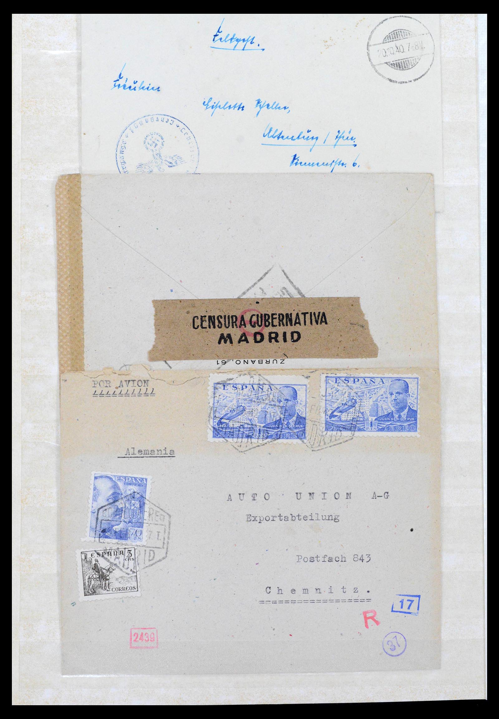 38865 0060 - Stamp collection 38865 German occupation 2nd worldwar 1939-1945.