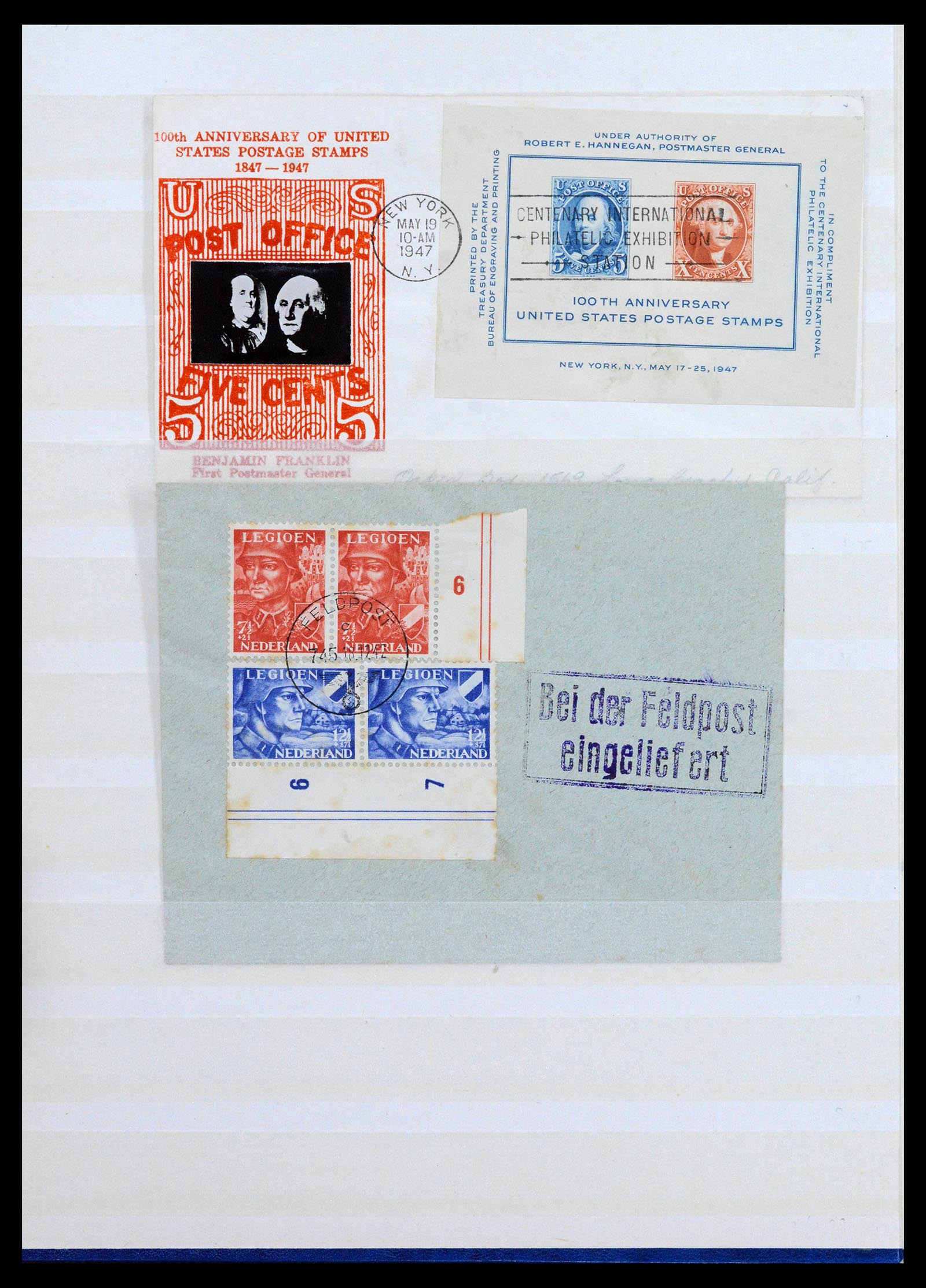 38865 0063 - Stamp collection 38865 German occupation 2nd worldwar 1939-1945.