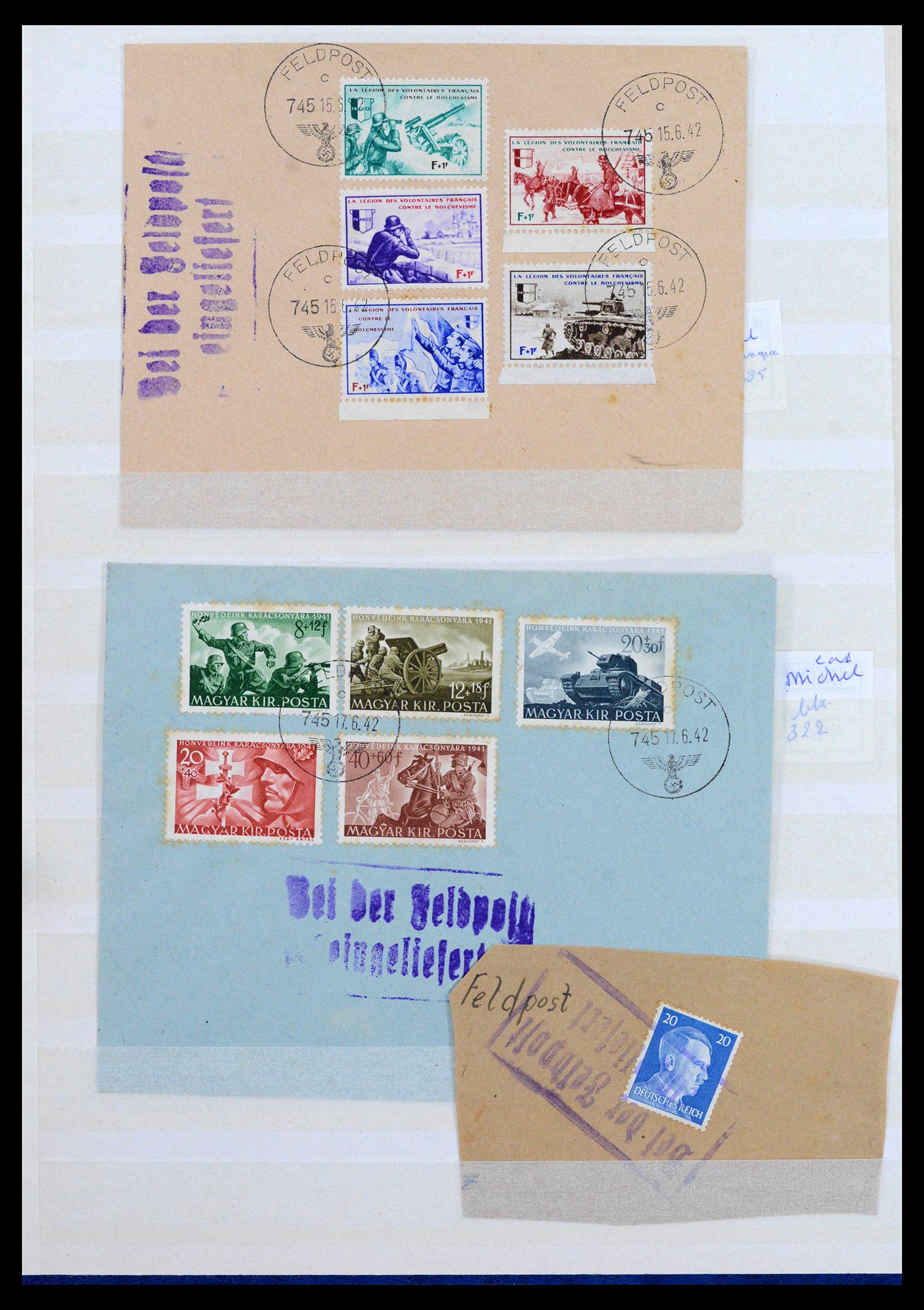 38865 0065 - Stamp collection 38865 German occupation 2nd worldwar 1939-1945.