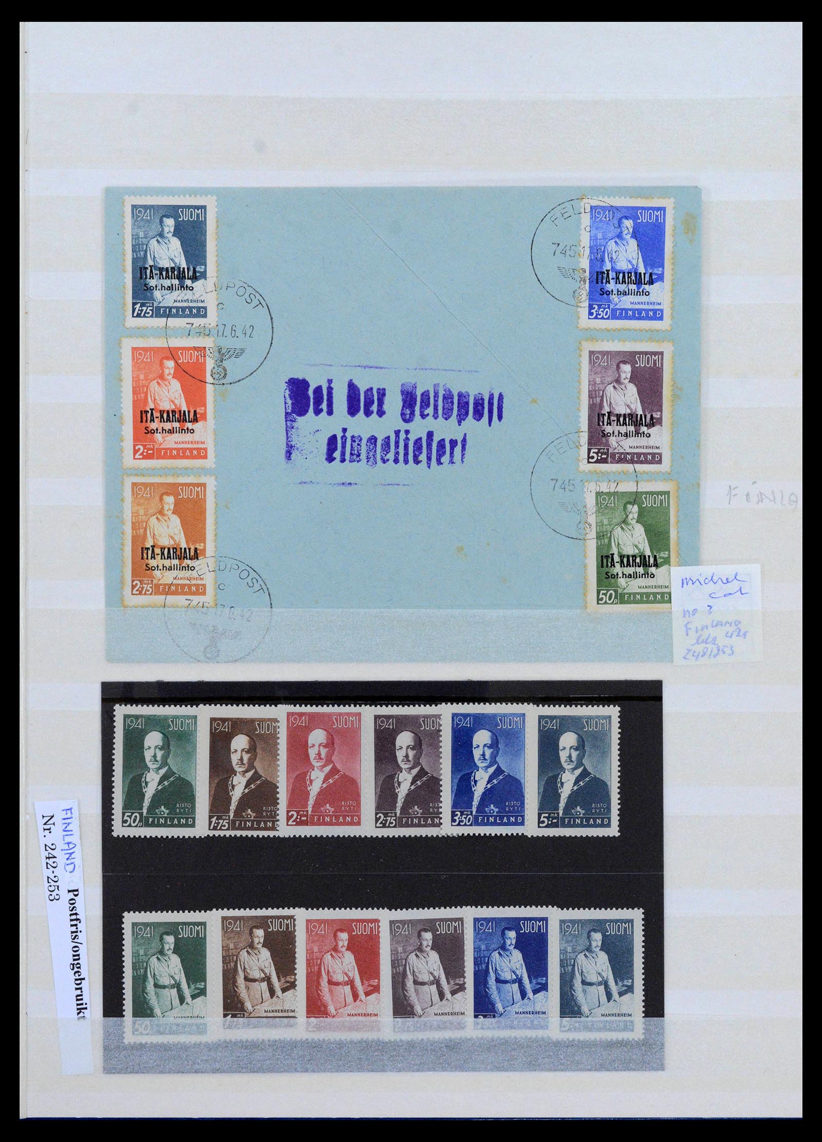 38865 0066 - Stamp collection 38865 German occupation 2nd worldwar 1939-1945.
