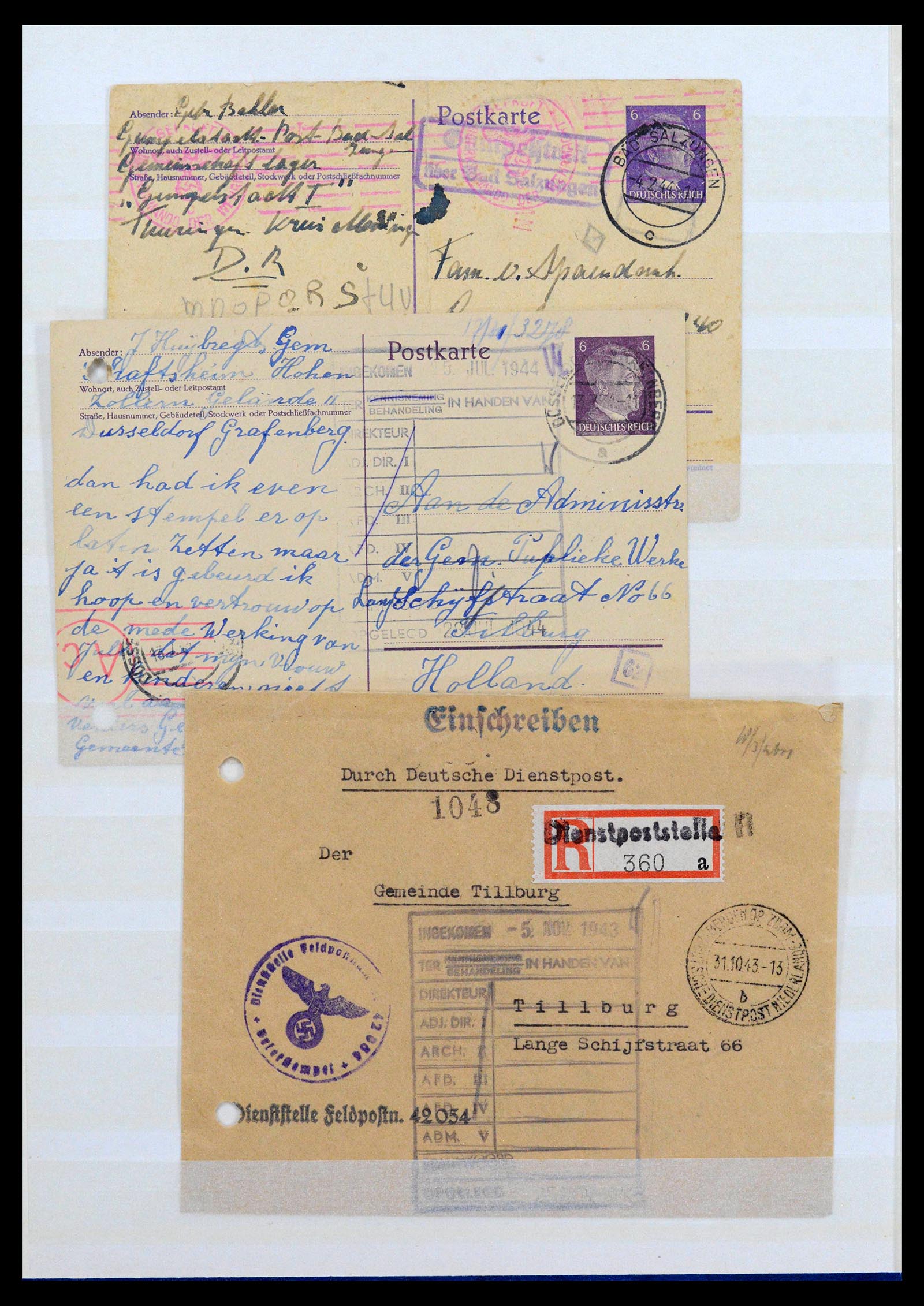 38865 0071 - Stamp collection 38865 German occupation 2nd worldwar 1939-1945.