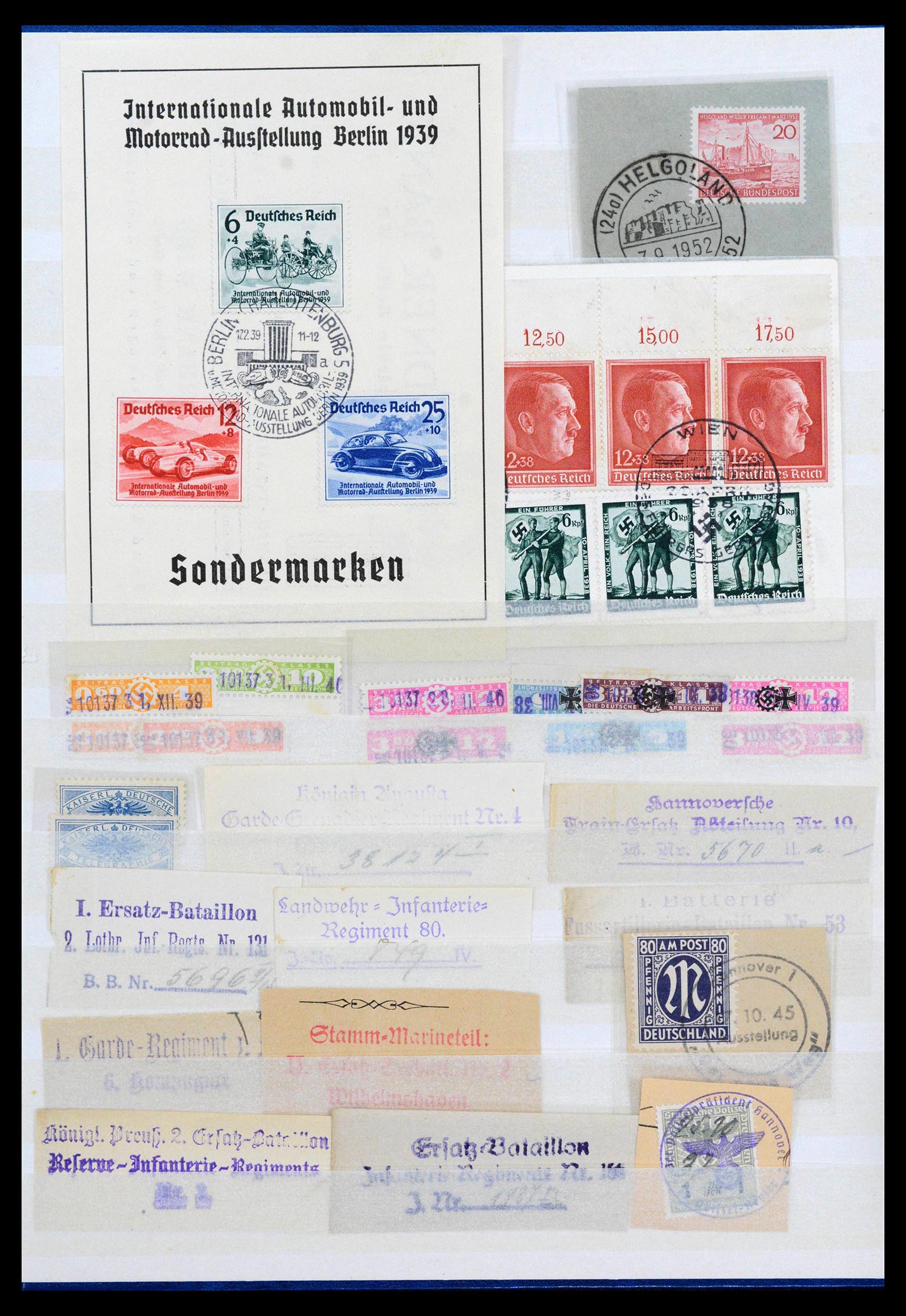 38865 0074 - Stamp collection 38865 German occupation 2nd worldwar 1939-1945.