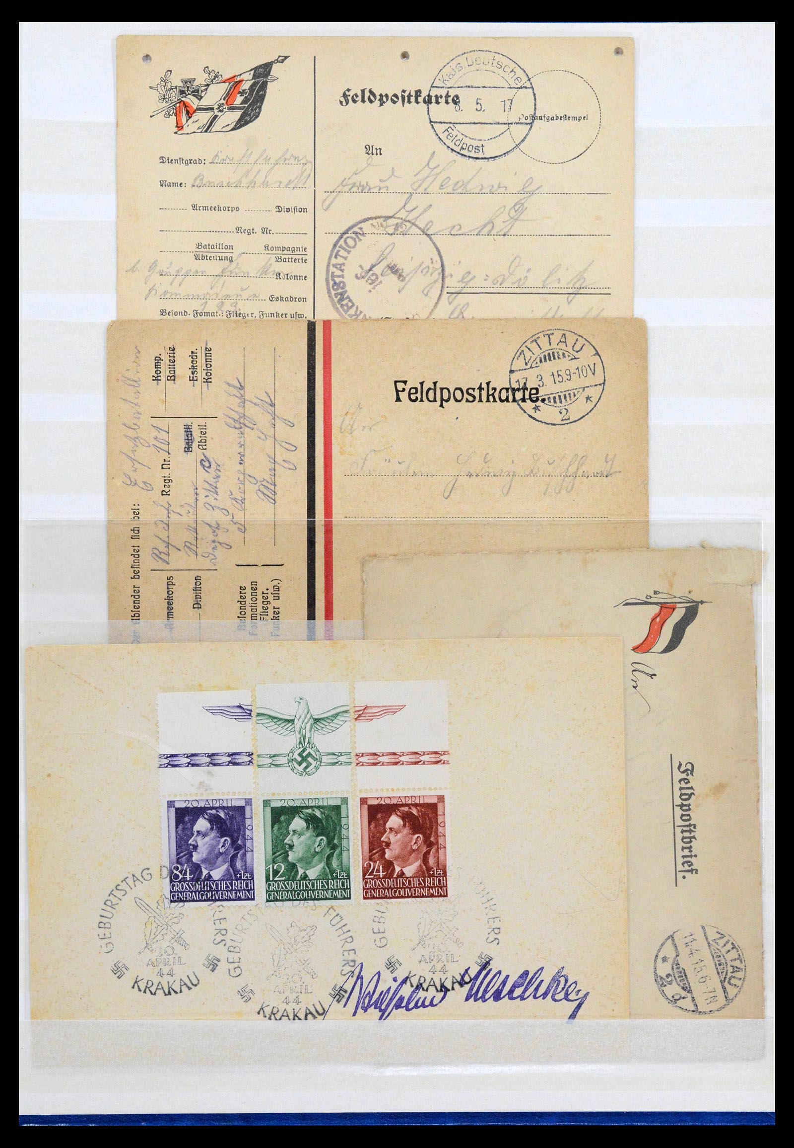 38865 0076 - Stamp collection 38865 German occupation 2nd worldwar 1939-1945.