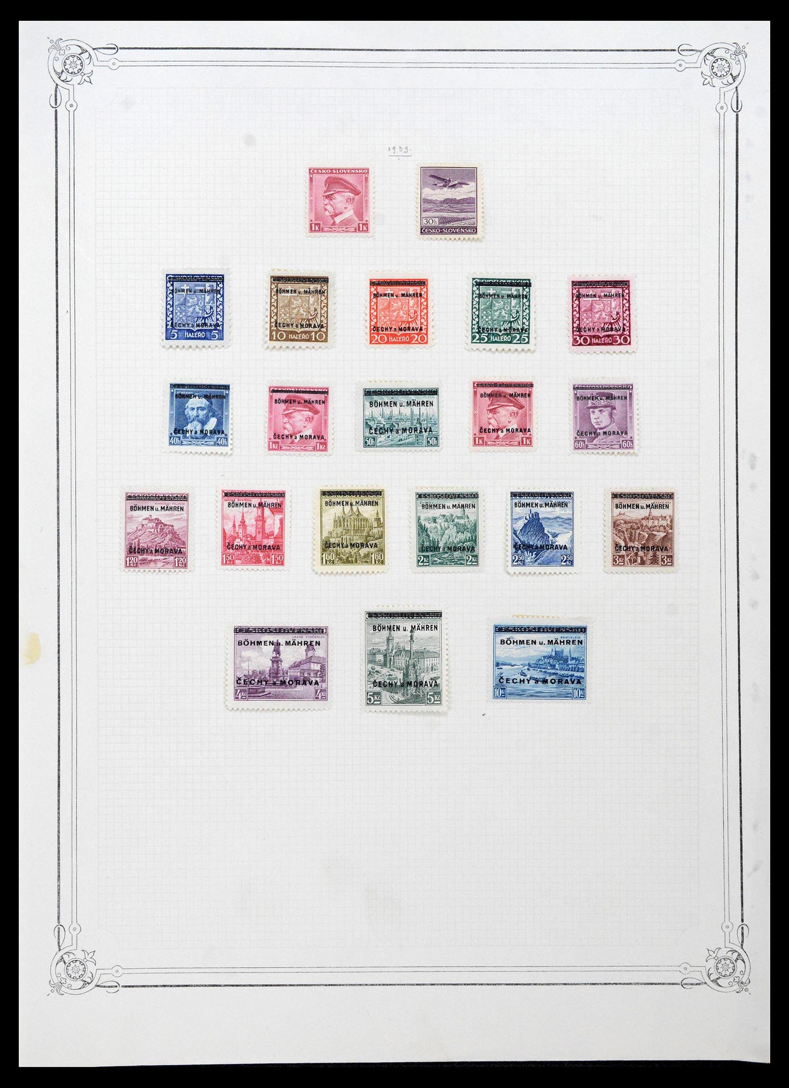 38865 0078 - Stamp collection 38865 German occupation 2nd worldwar 1939-1945.