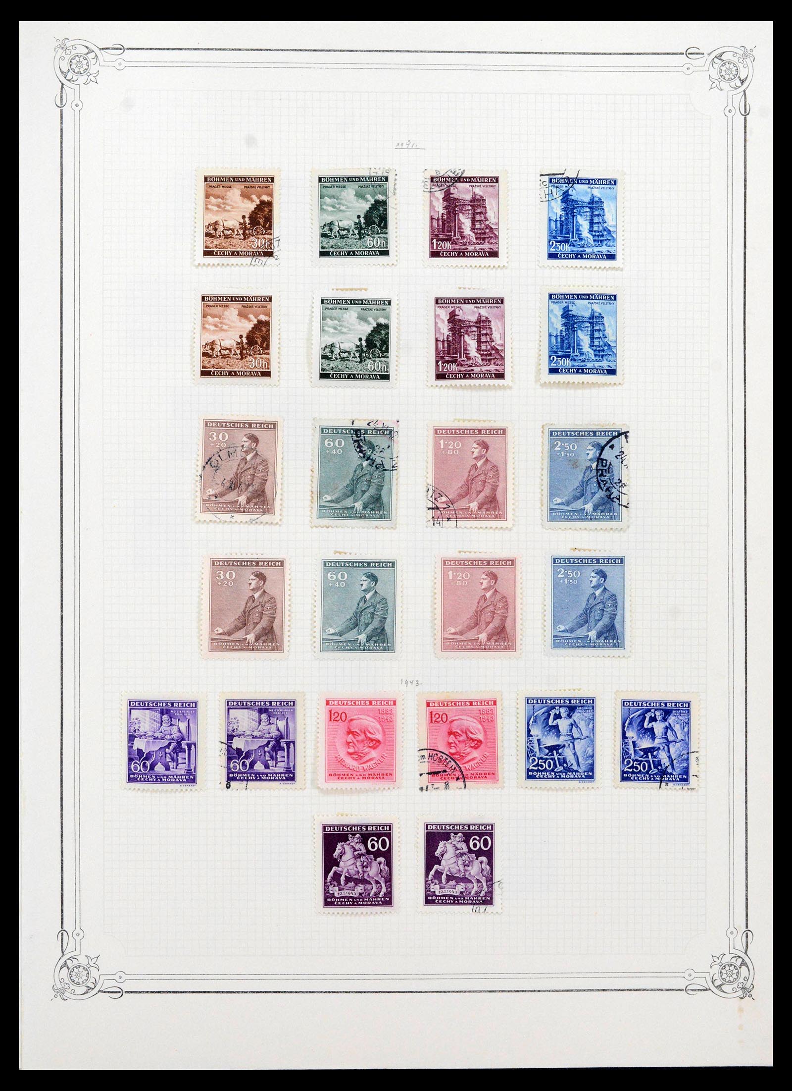 38865 0080 - Stamp collection 38865 German occupation 2nd worldwar 1939-1945.