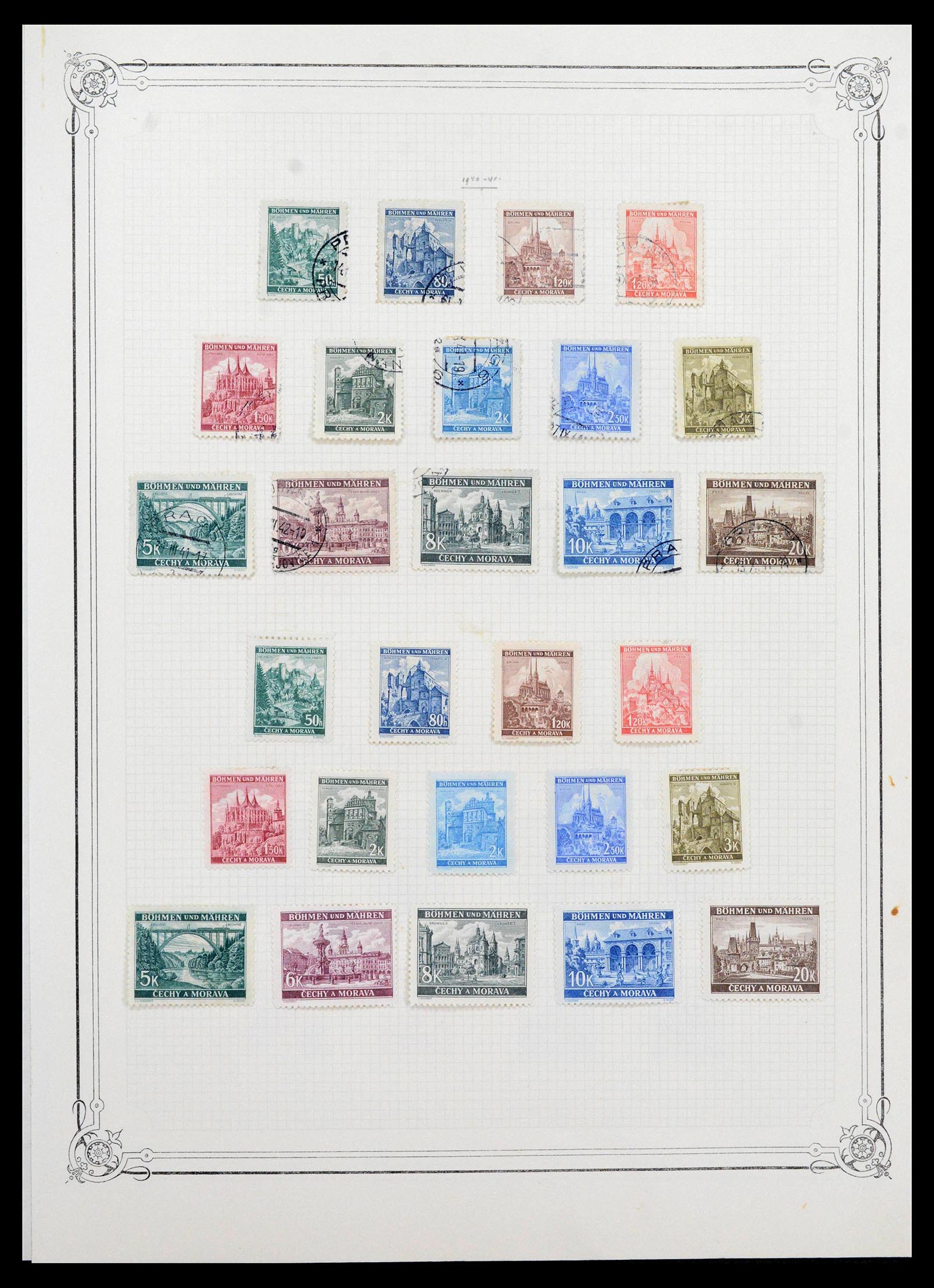 38865 0083 - Stamp collection 38865 German occupation 2nd worldwar 1939-1945.