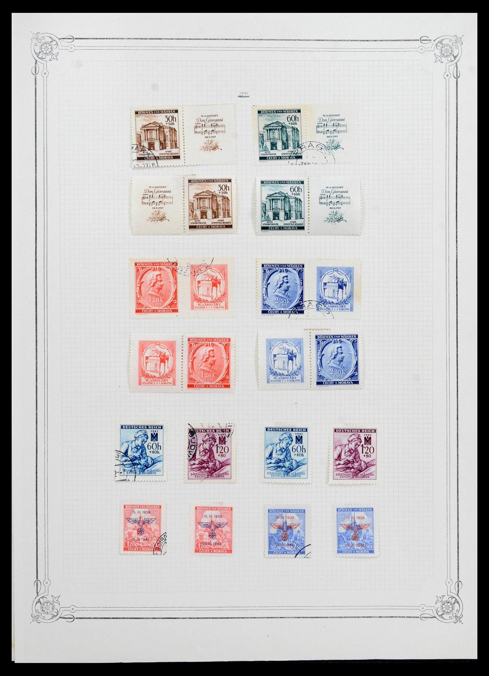 38865 0084 - Stamp collection 38865 German occupation 2nd worldwar 1939-1945.