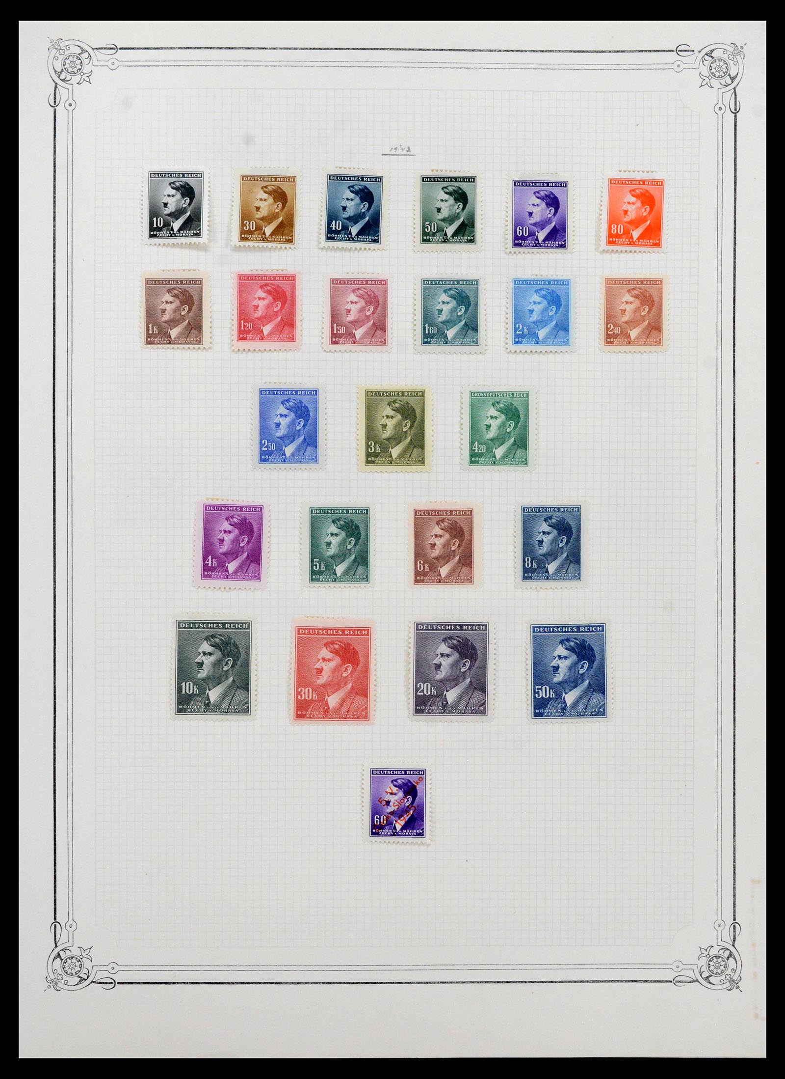 38865 0085 - Stamp collection 38865 German occupation 2nd worldwar 1939-1945.