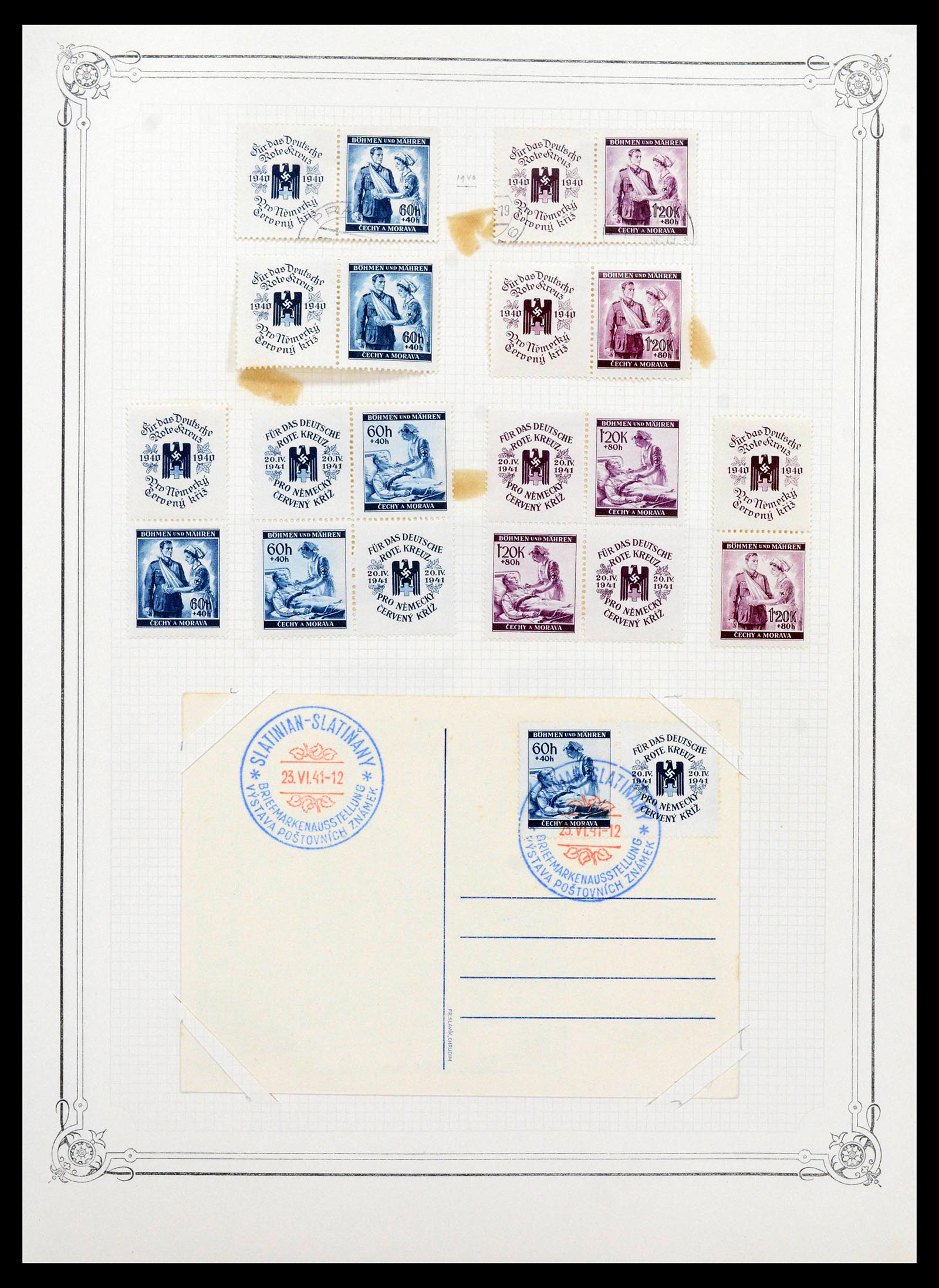 38865 0086 - Stamp collection 38865 German occupation 2nd worldwar 1939-1945.