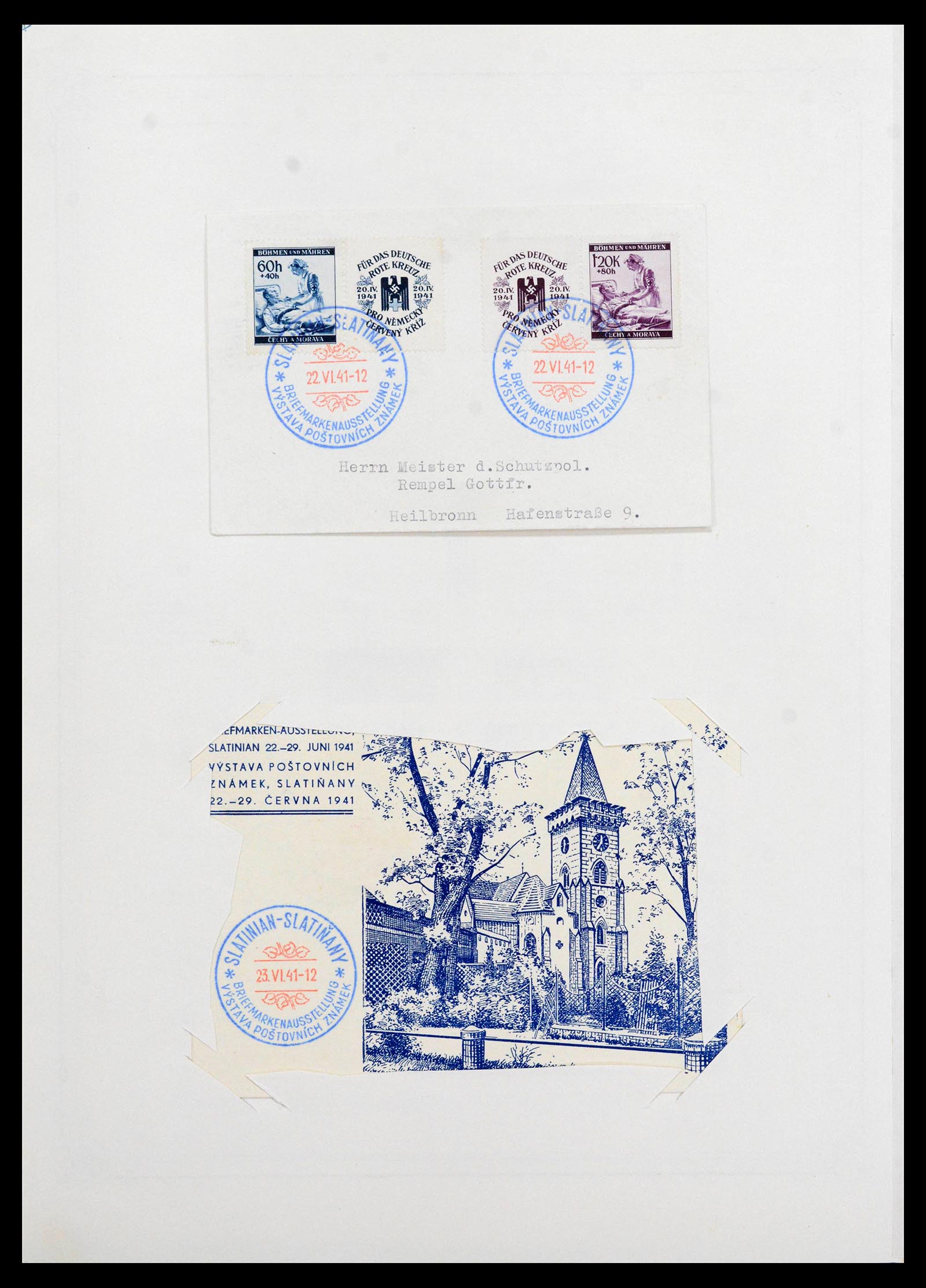 38865 0087 - Stamp collection 38865 German occupation 2nd worldwar 1939-1945.