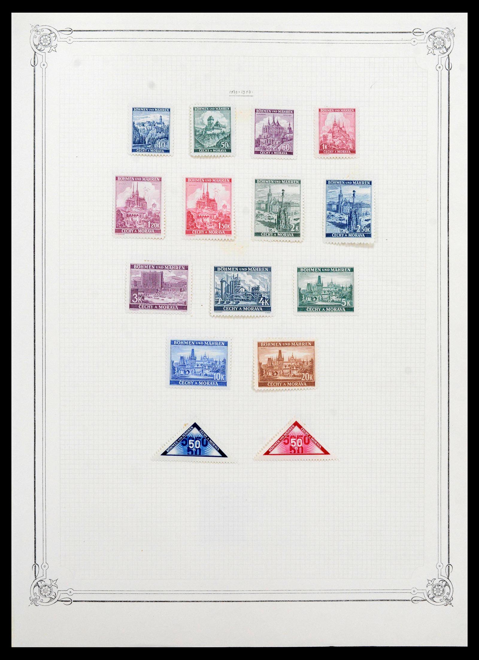 38865 0088 - Stamp collection 38865 German occupation 2nd worldwar 1939-1945.