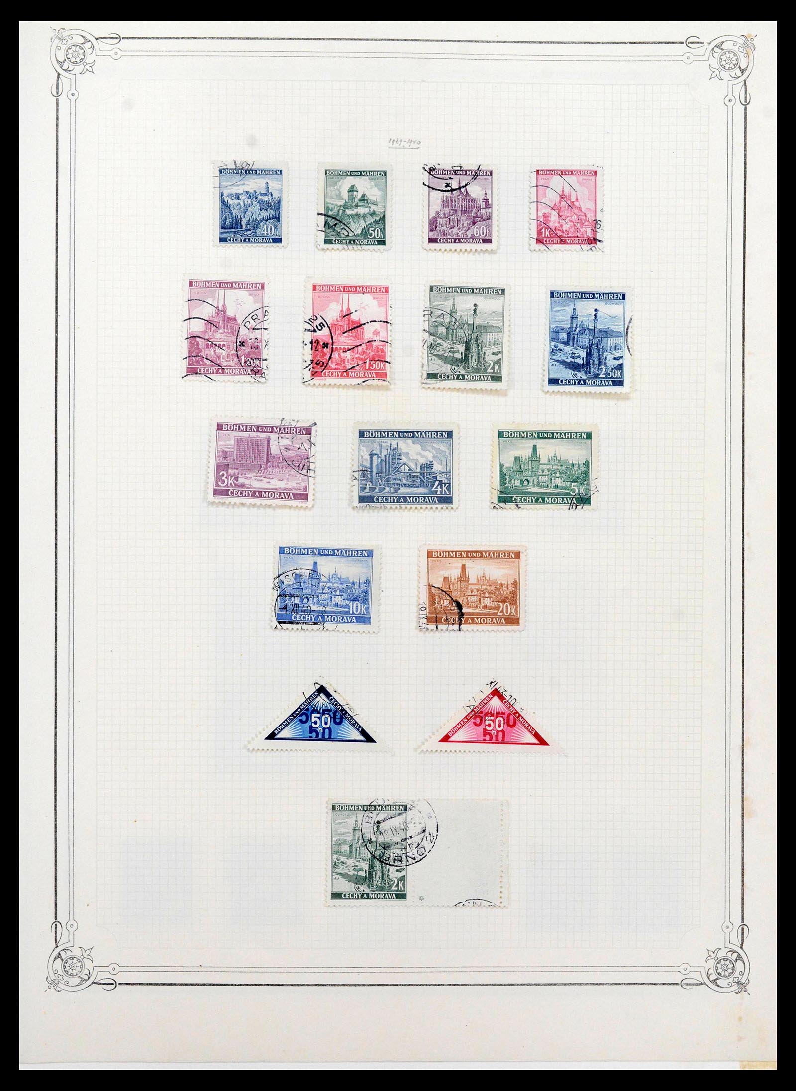 38865 0089 - Stamp collection 38865 German occupation 2nd worldwar 1939-1945.