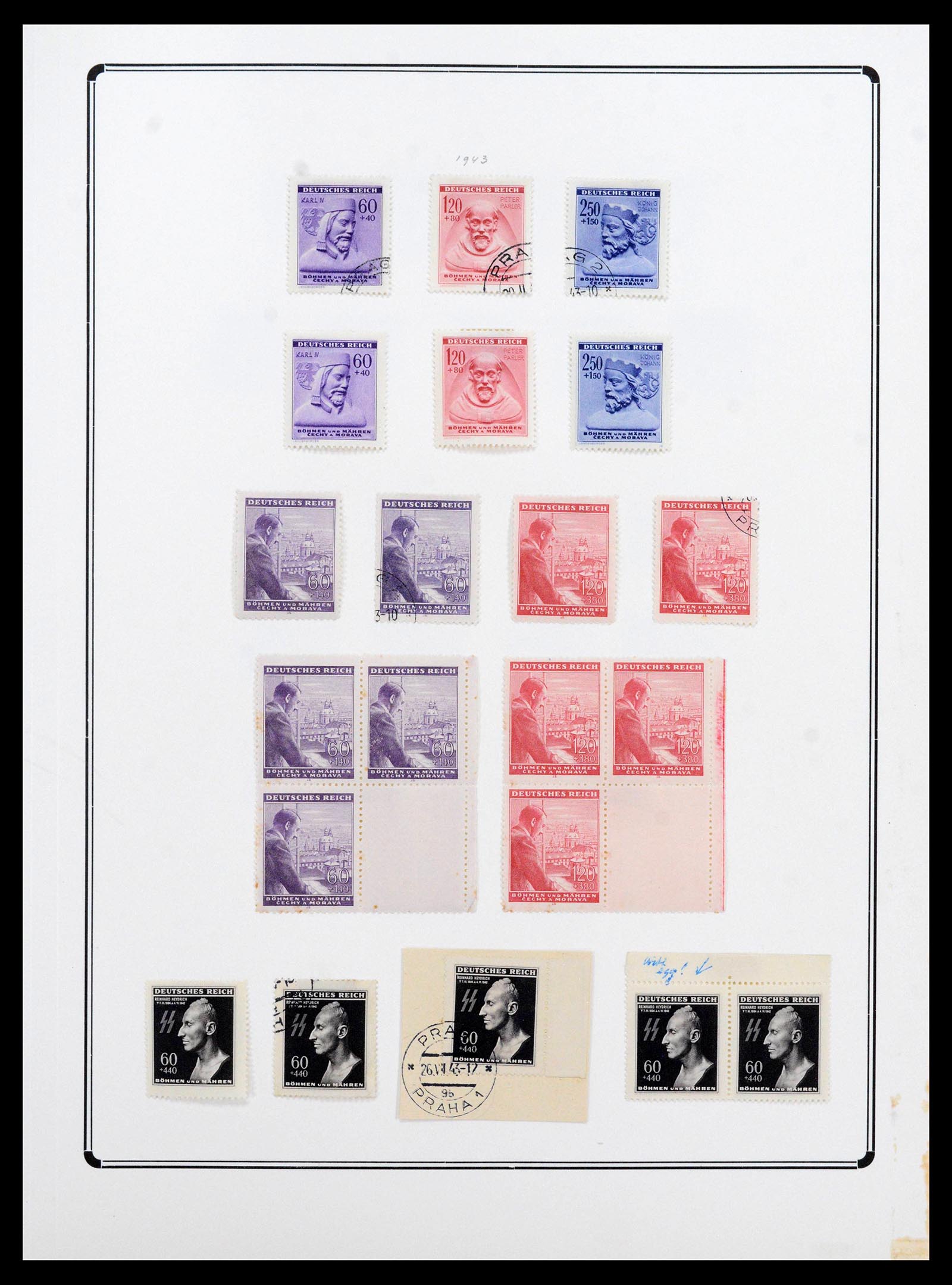 38865 0090 - Stamp collection 38865 German occupation 2nd worldwar 1939-1945.