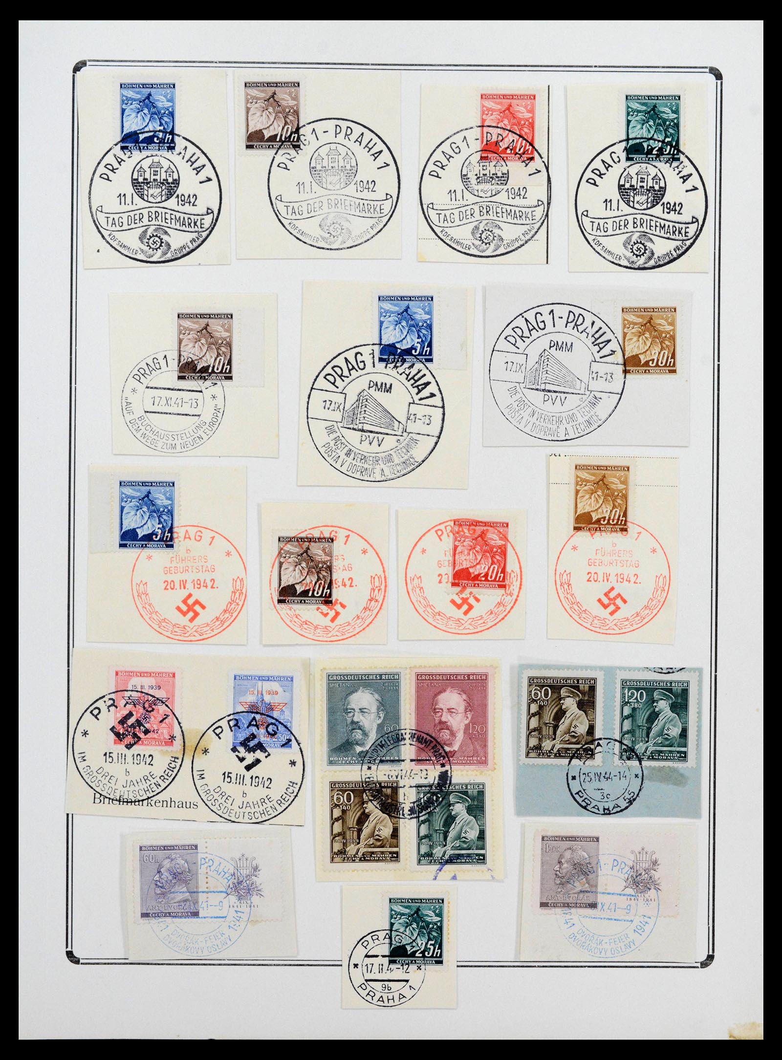 38865 0100 - Stamp collection 38865 German occupation 2nd worldwar 1939-1945.