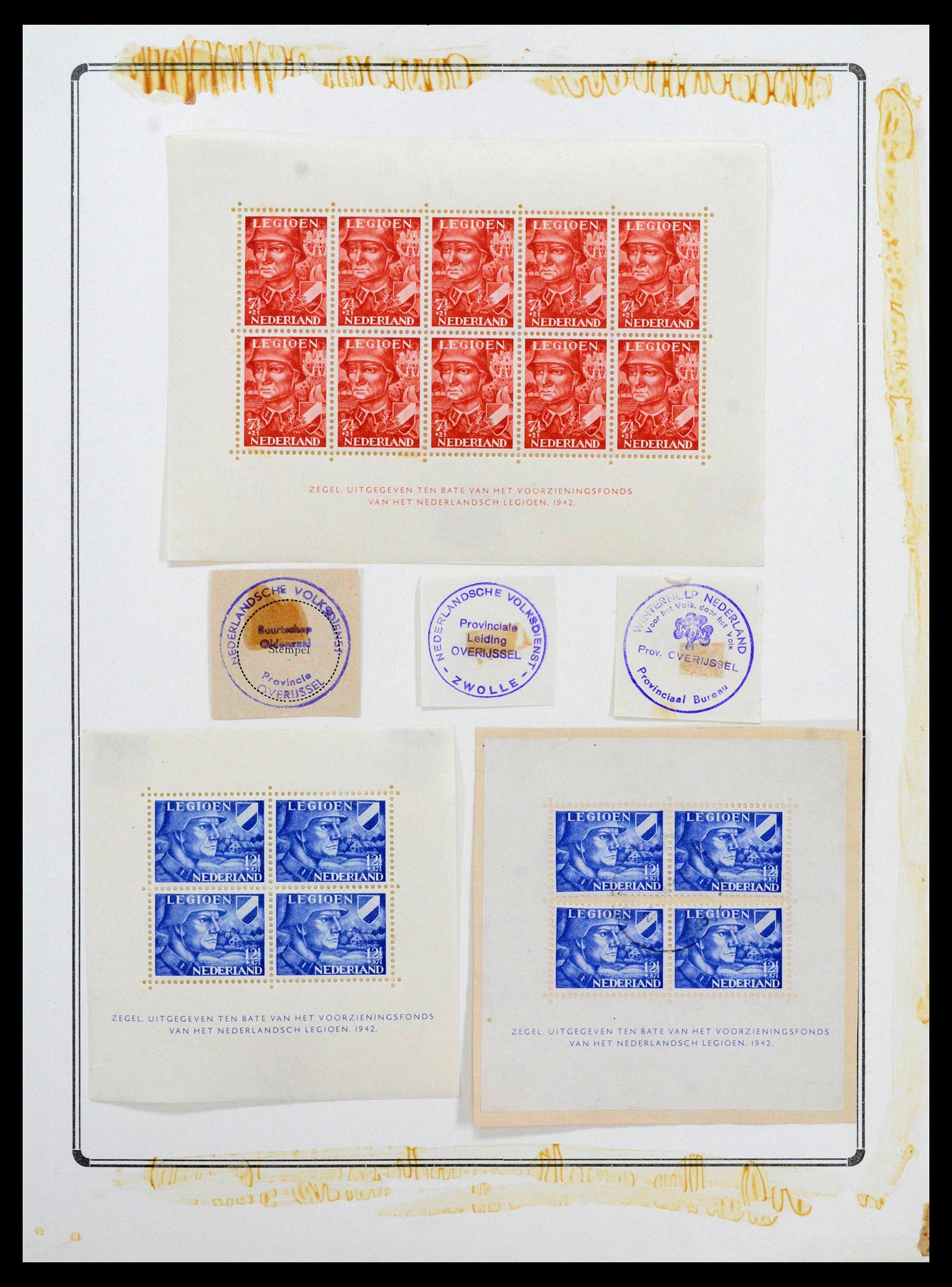 38865 0163 - Stamp collection 38865 German occupation 2nd worldwar 1939-1945.