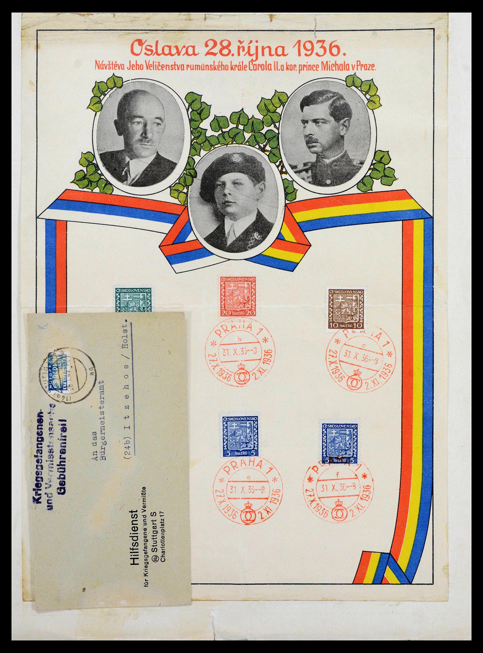 38865 0164 - Stamp collection 38865 German occupation 2nd worldwar 1939-1945.