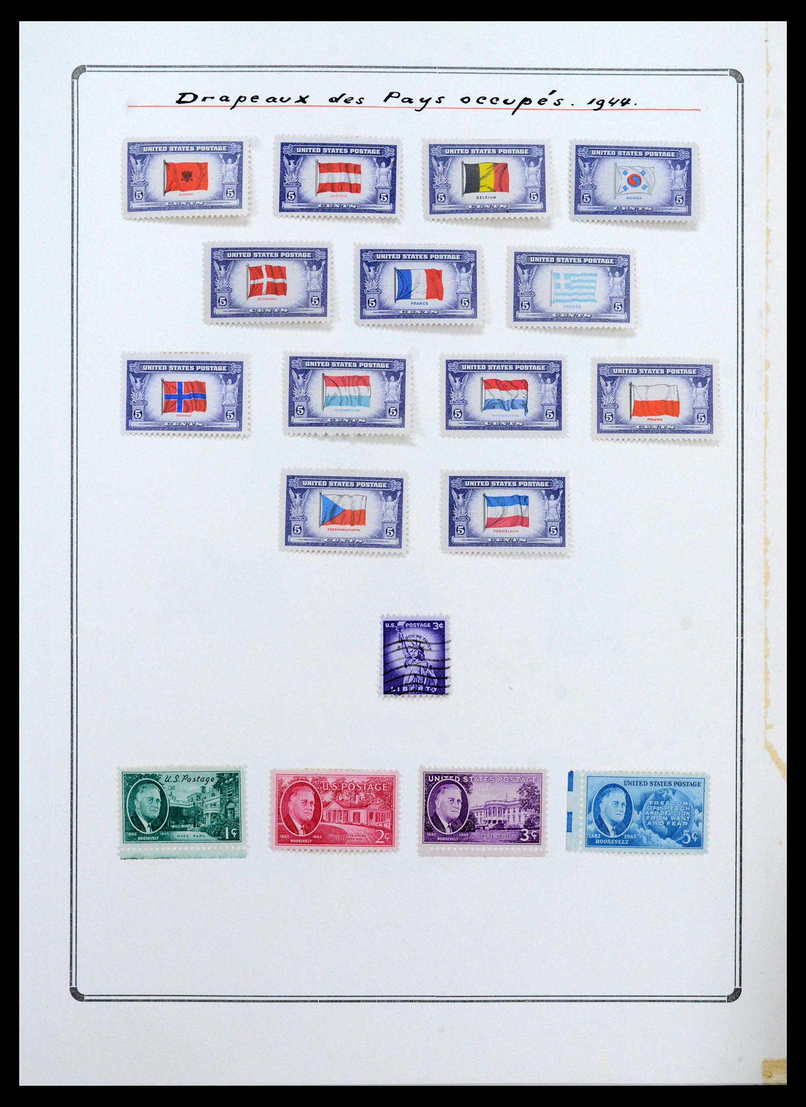 38865 0168 - Stamp collection 38865 German occupation 2nd worldwar 1939-1945.