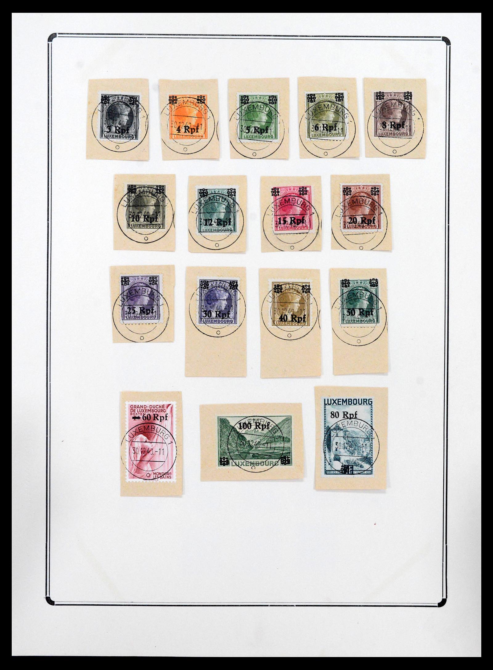38865 0179 - Stamp collection 38865 German occupation 2nd worldwar 1939-1945.