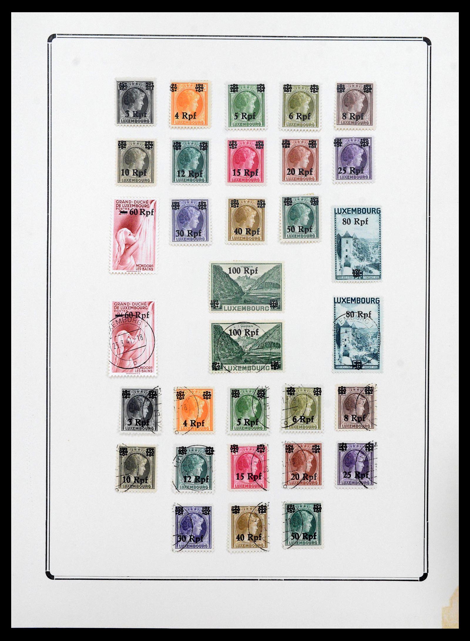 38865 0180 - Stamp collection 38865 German occupation 2nd worldwar 1939-1945.